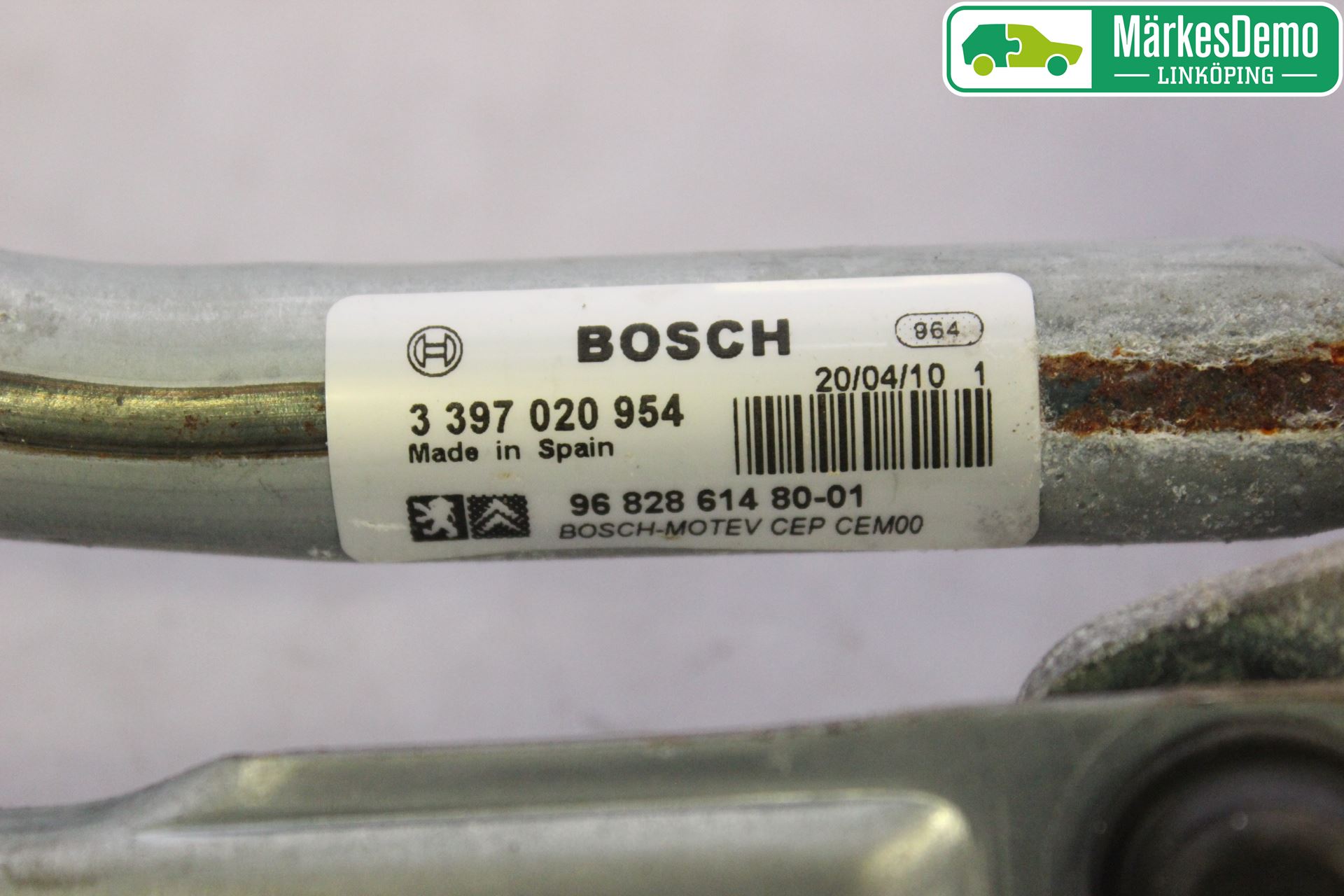 Citroen BERLINGO 08-18 Torkarmekanism Vindruta