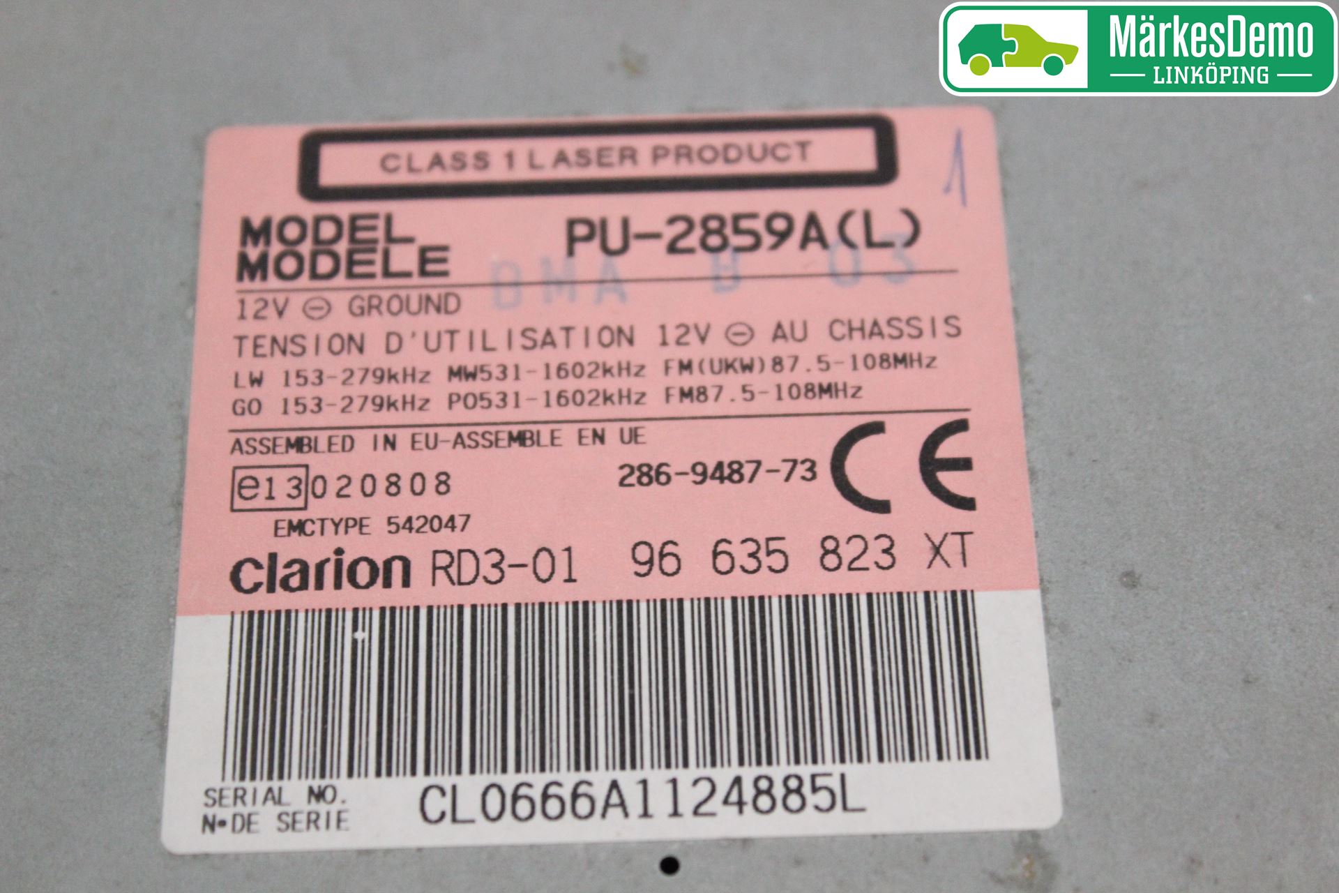 Peugeot 206+ 10-13 Cd Radio - Multimediapanel