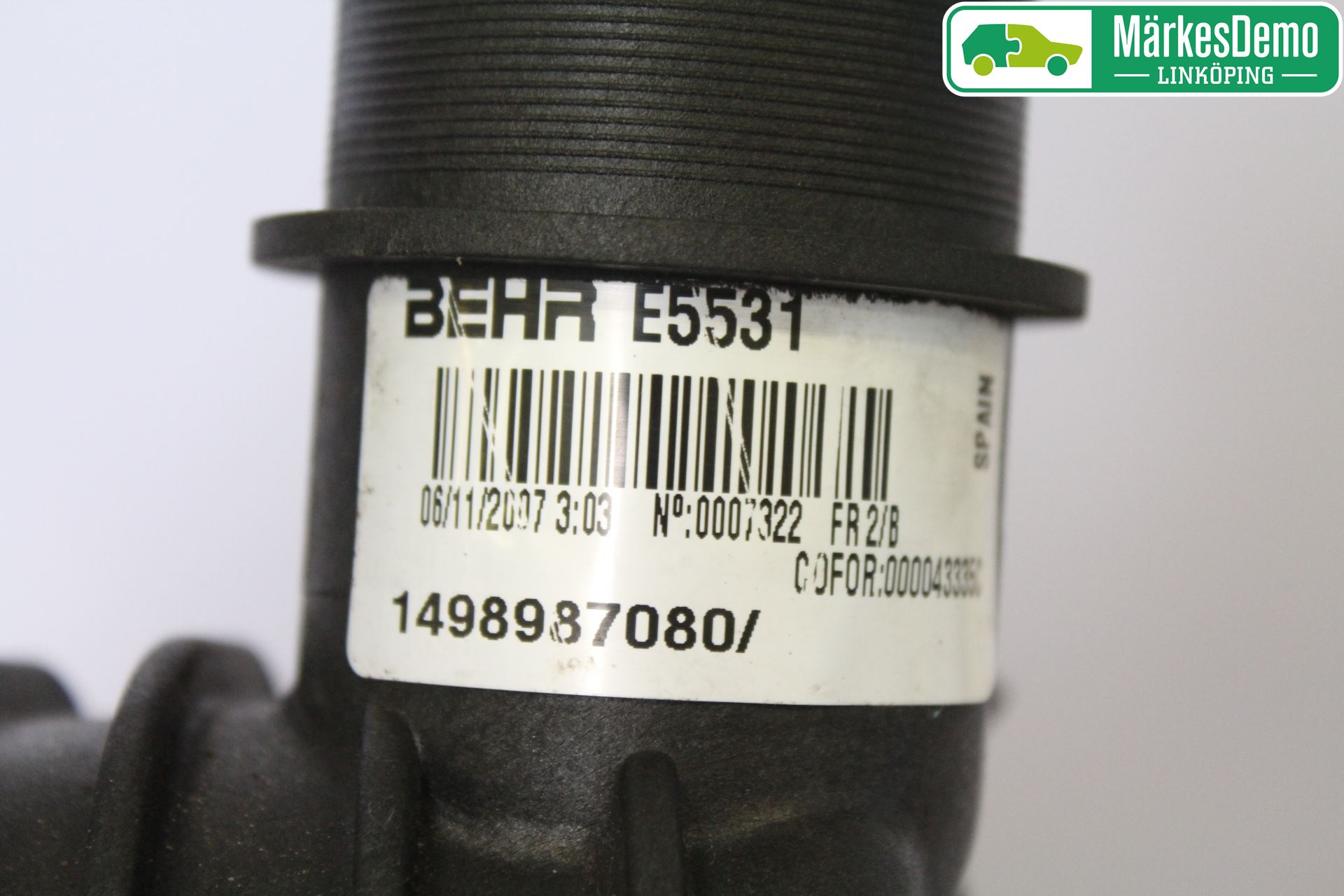 Peugeot EXPERT 07-14 Laddluft-Intercooler Kyl