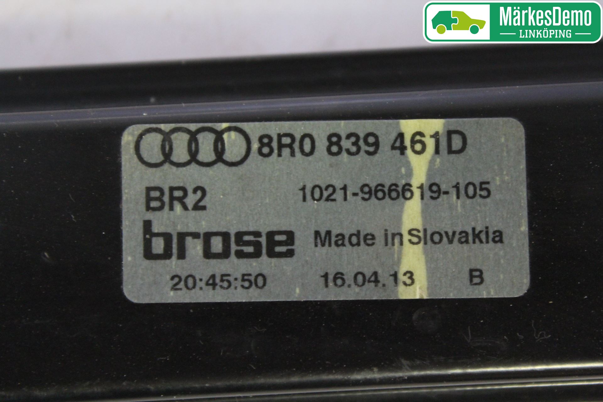 Audi Q5 09-16 Fönsterhissmekanism