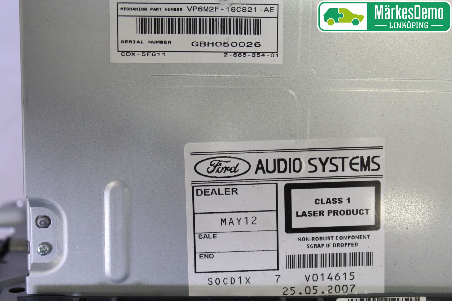 Ford MONDEO 07-15 Cd Radio - Multimediapanel