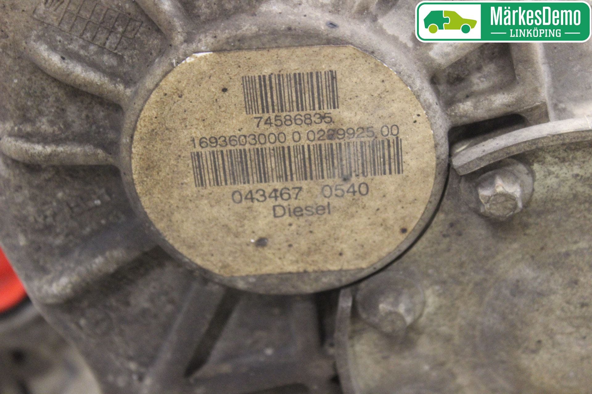 Mercedes-Benz MB B-KLASS (W245) 05-12 Växellåda Man 6 Vxl