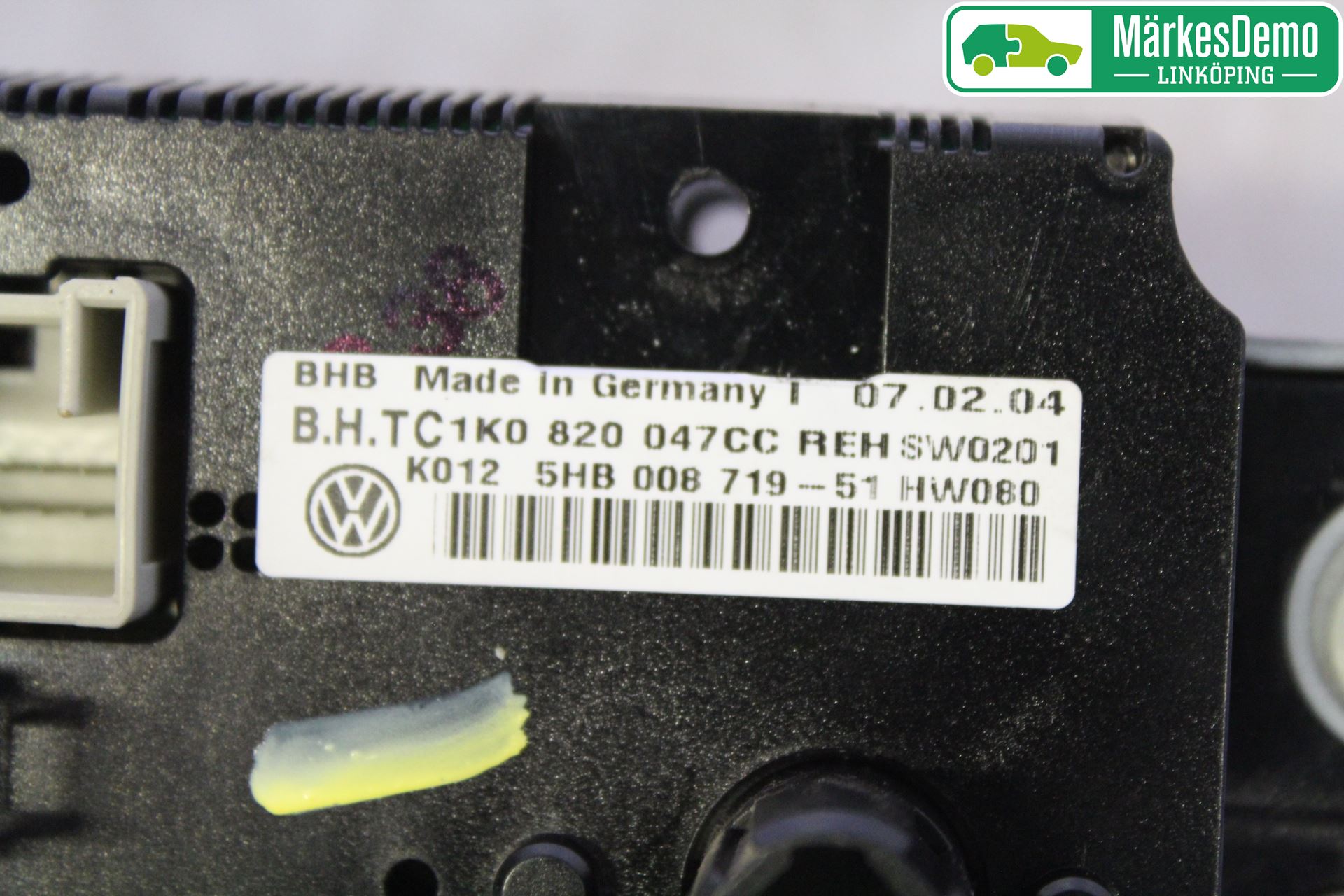 Volkswagen VW GOLF V 04-09 Ac Styrenhet Ac Manöveren