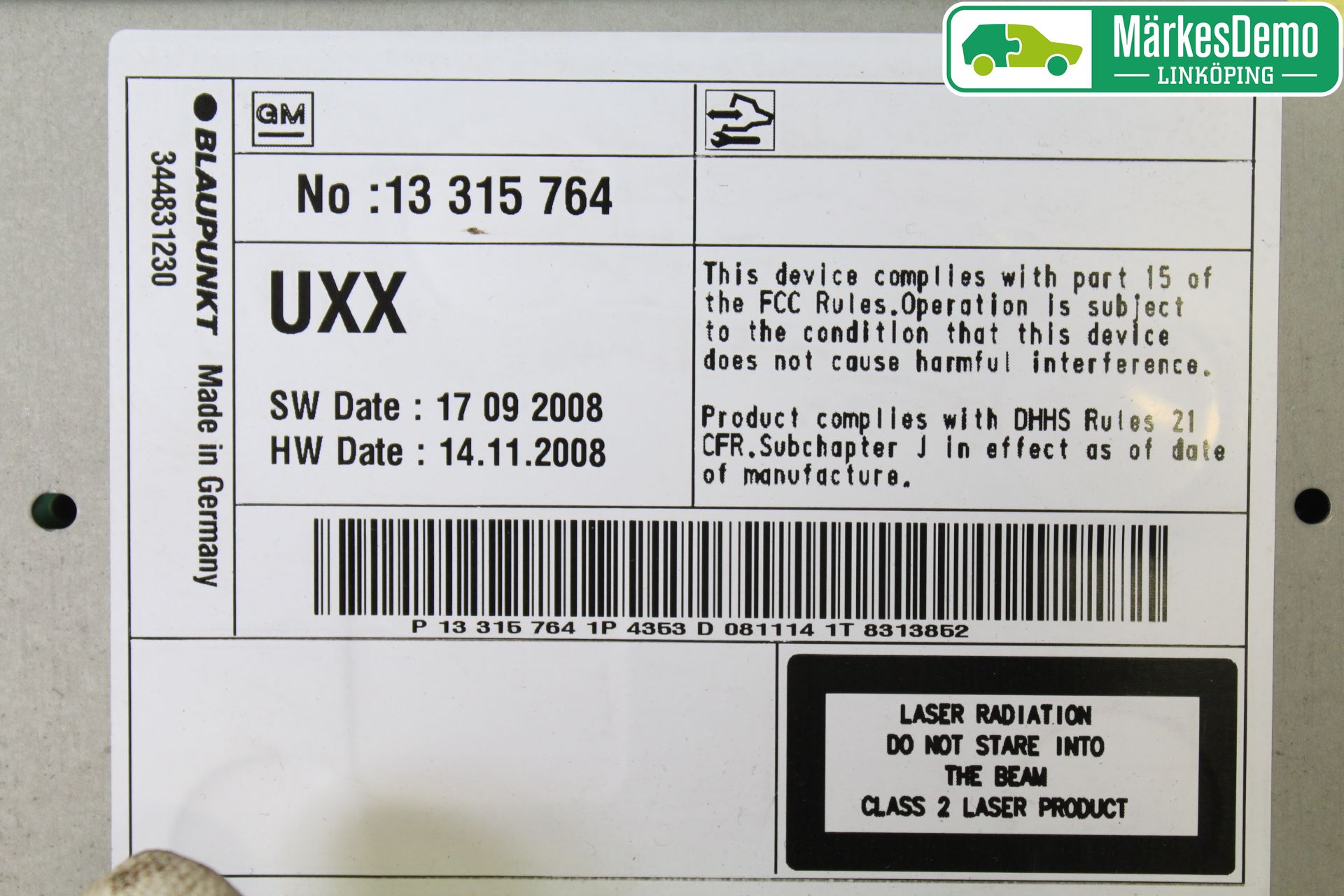 Opel INSIGNIA 09-16 Cd Radio - Multimediapanel