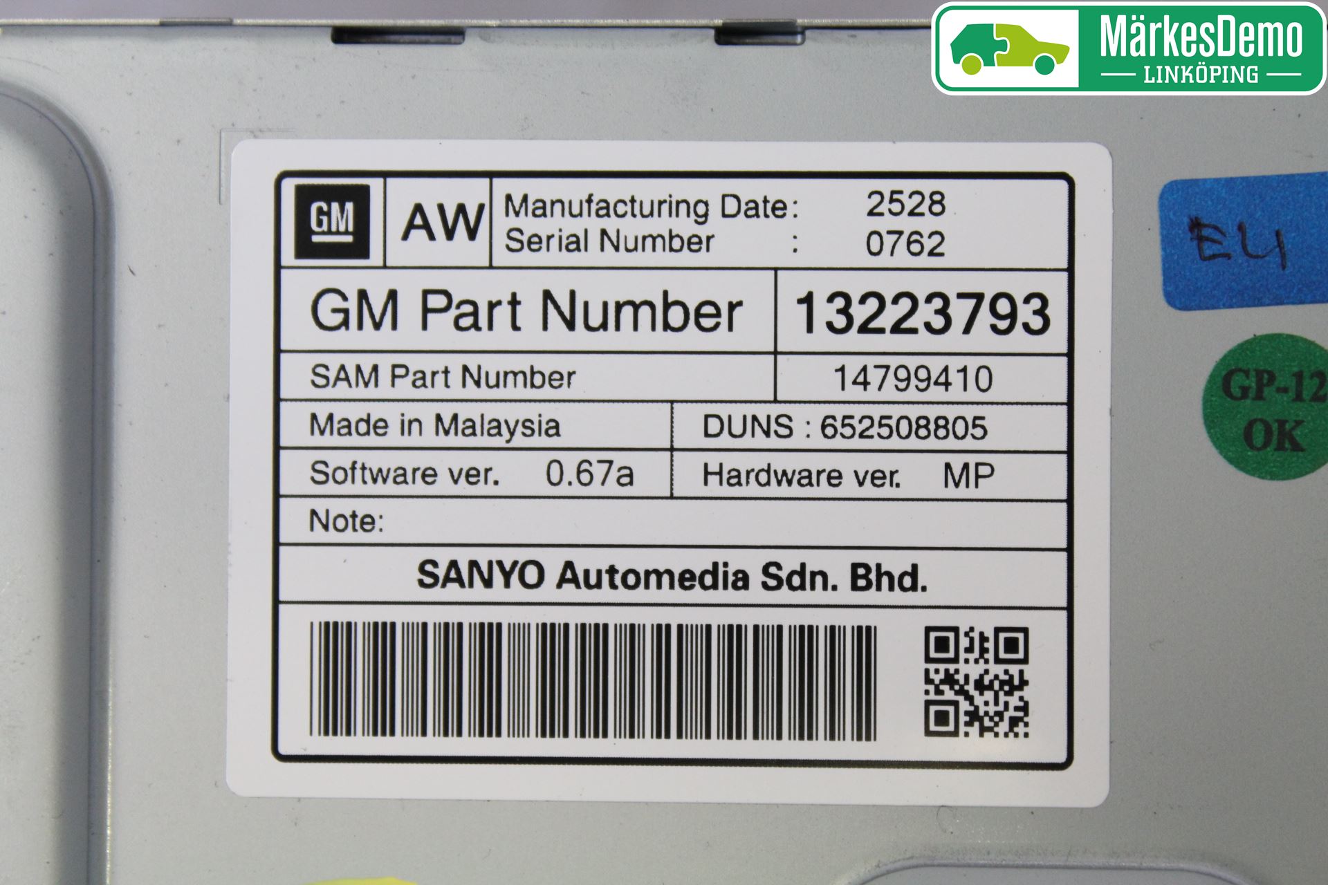 Opel INSIGNIA 09-16 Multifunktionsdisplay