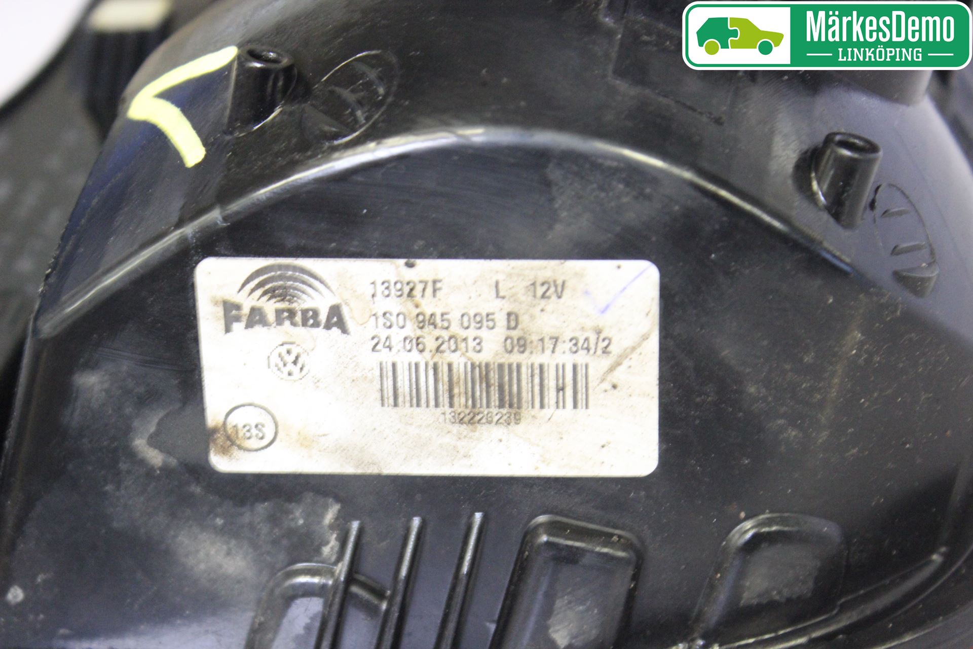 Volkswagen VW UP! / E-UP! Bakljus Vänster