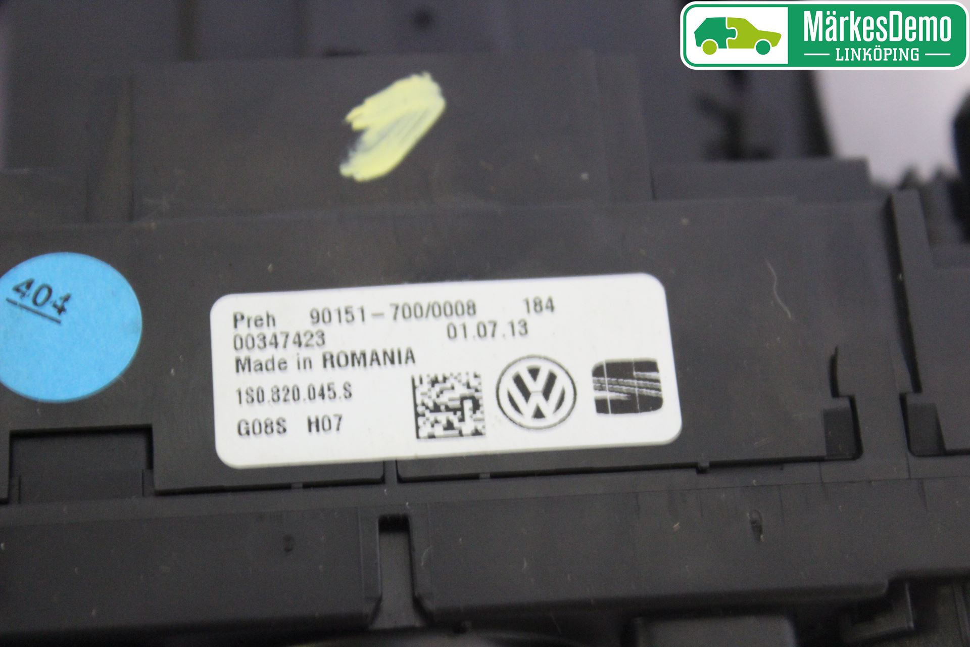 Volkswagen VW UP! / E-UP! Ac Styrenhet Ac Manöveren