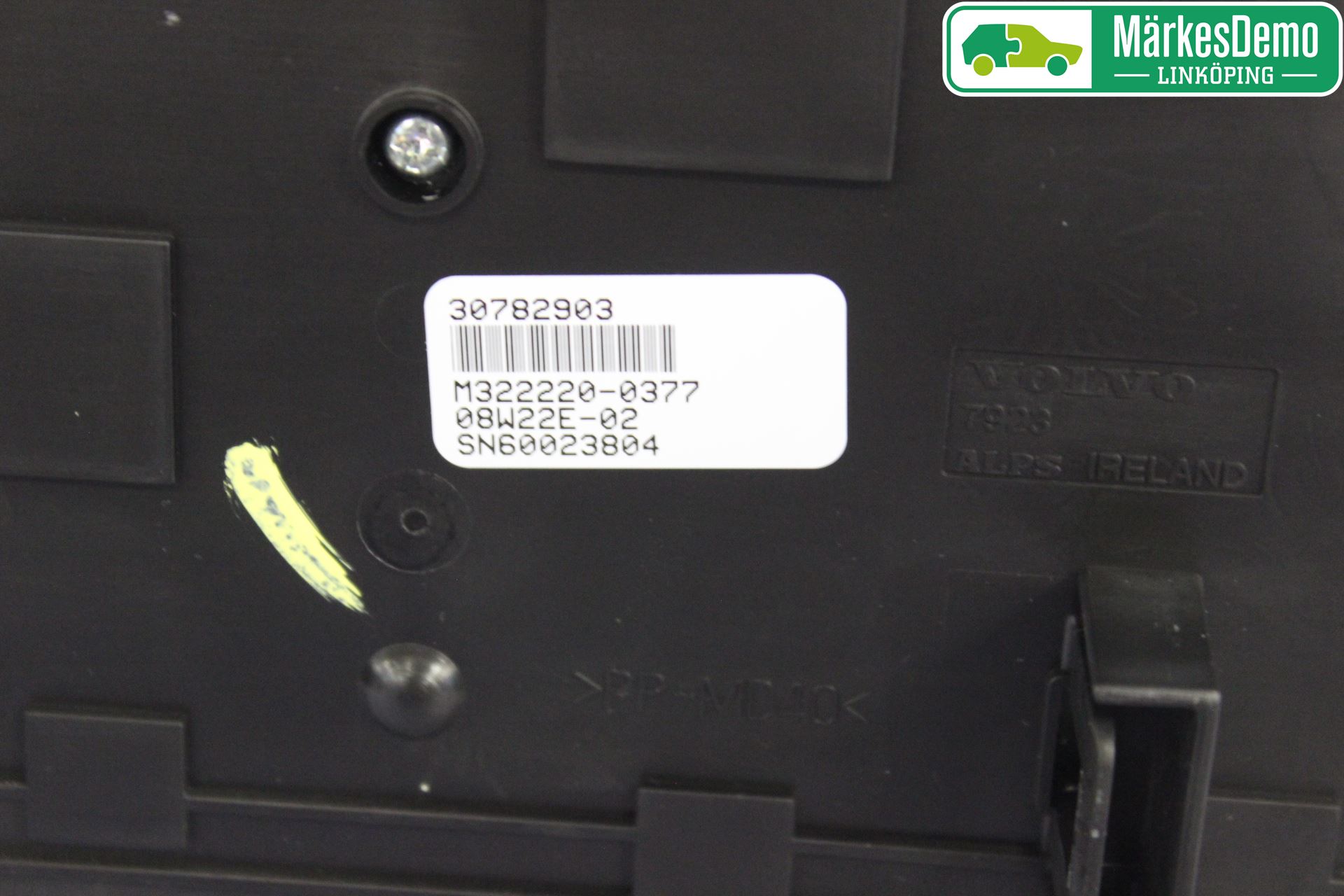 Volvo V70 08-13 Ac Styrenhet Ac Manöveren