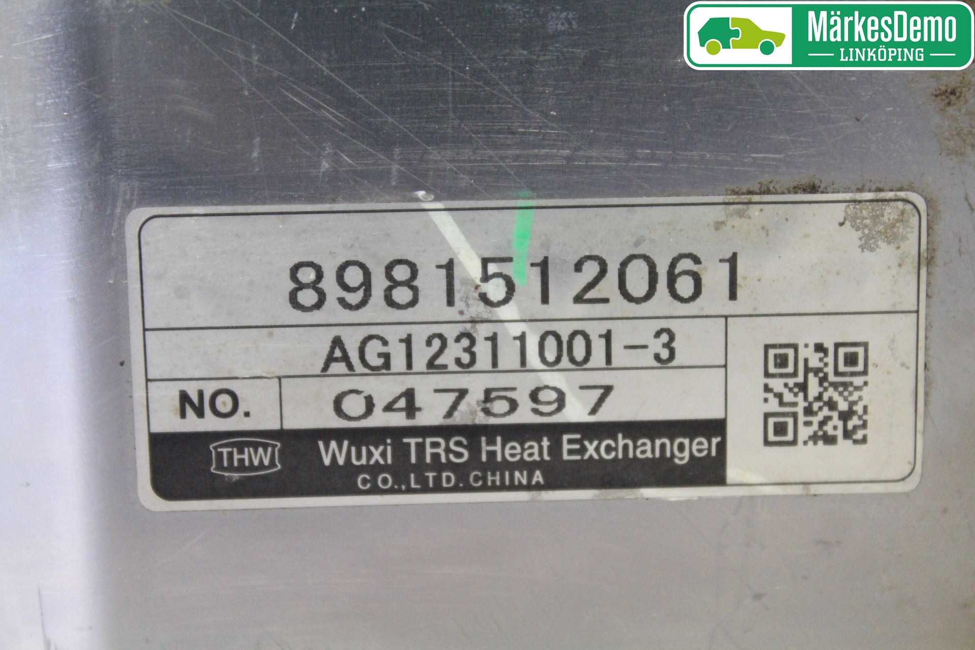 Isuzu D-MAX Avgaskylare