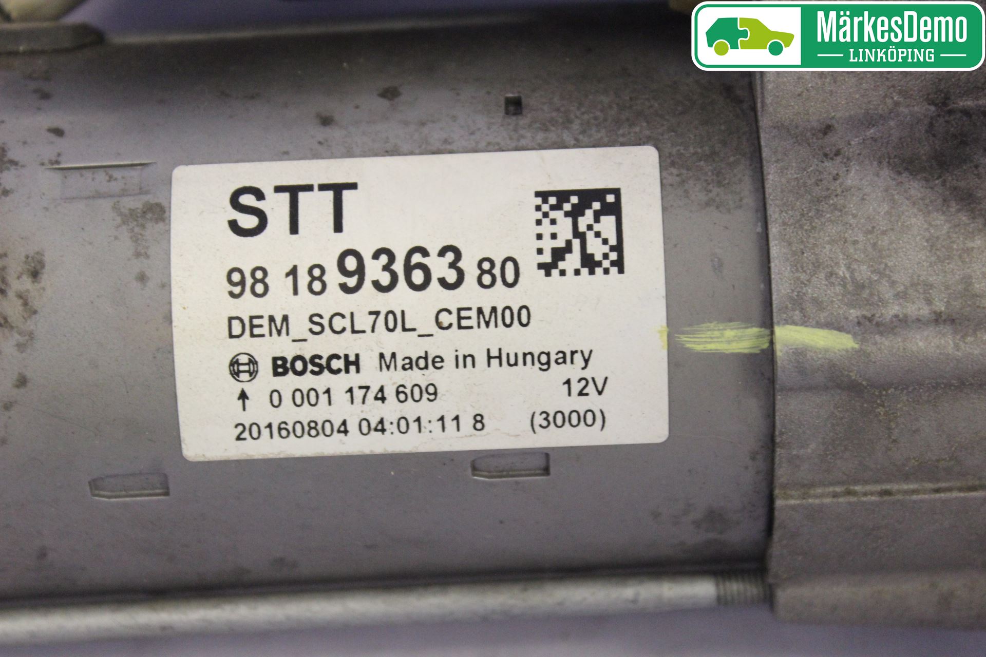 Citroen JUMPER/E-JUMPER 14- Startmotor Diesel