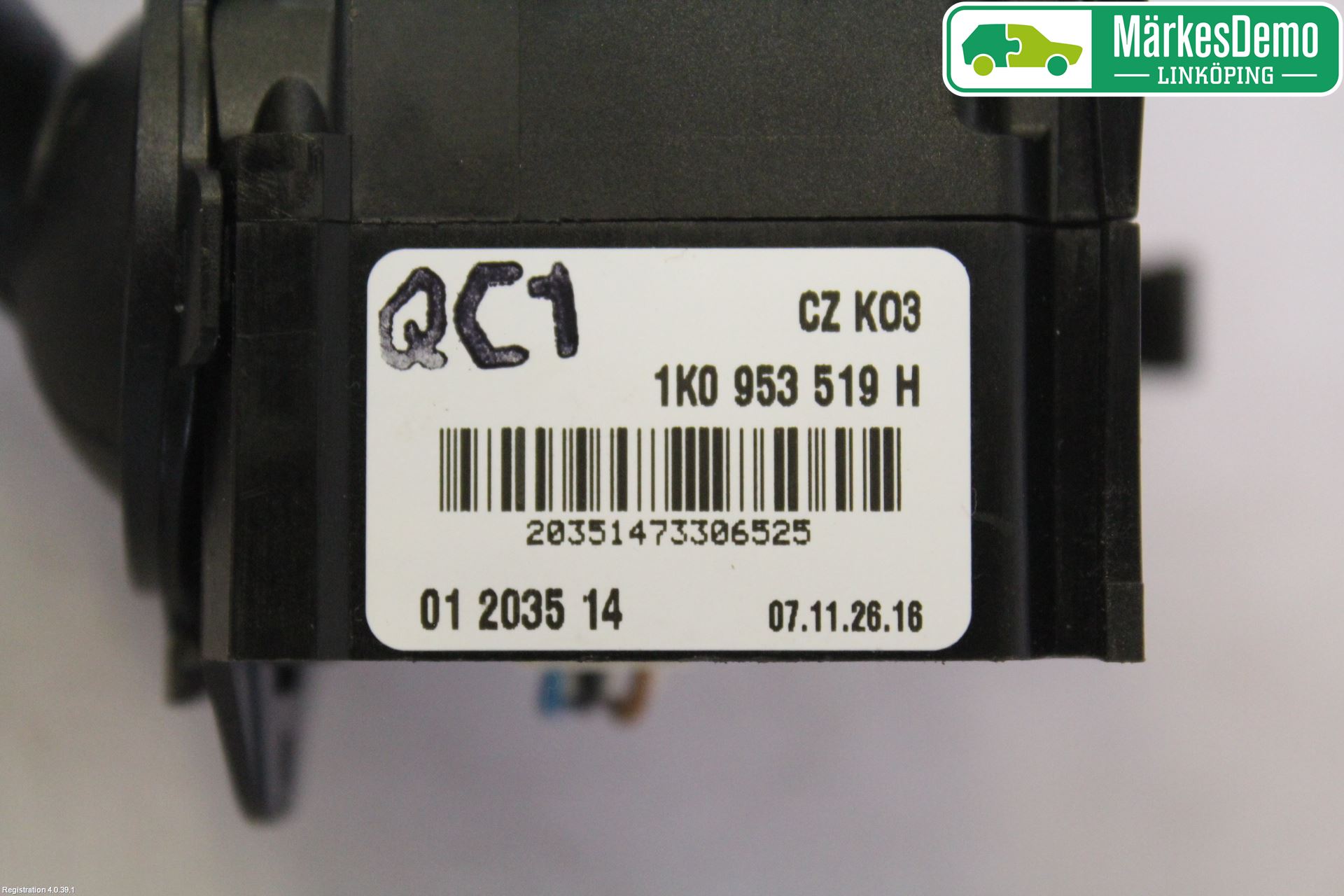 Volkswagen VW GOLF V 04-09 Spak Torkar-Spolomk