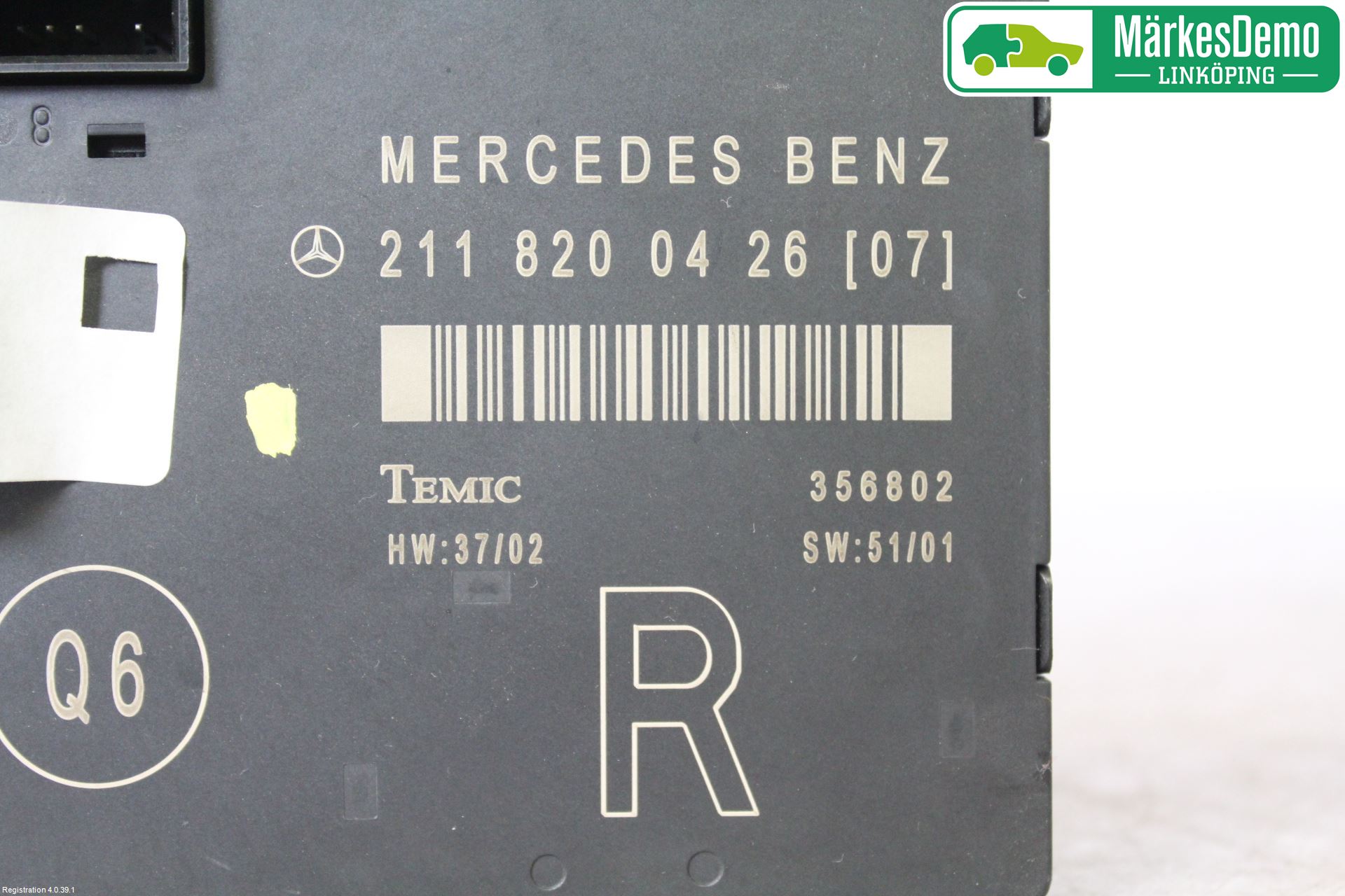 Mercedes-Benz MB E-KLASS (W211) 02-09 Styrenhet Dörr