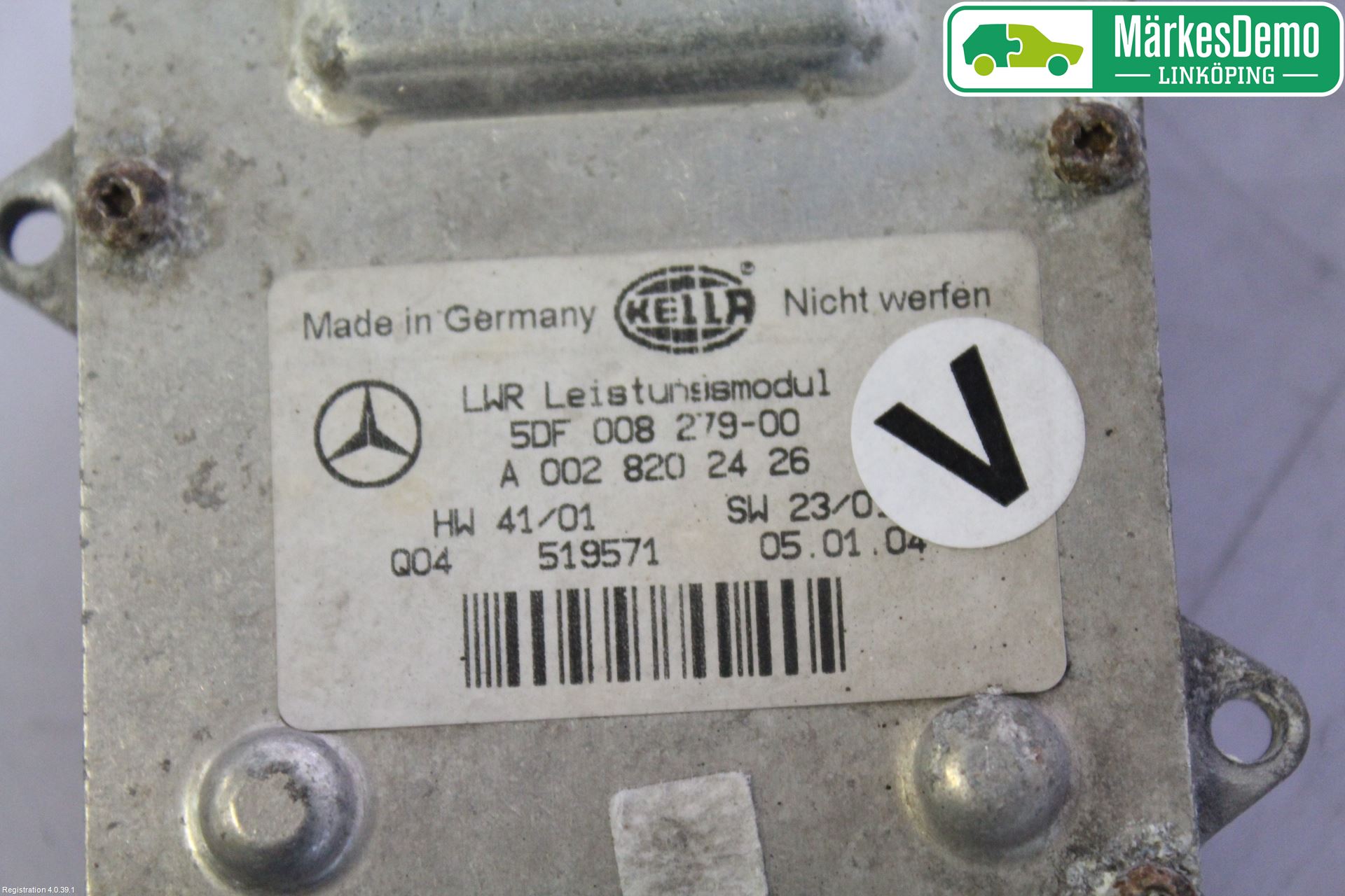 Mercedes-Benz MB E-KLASS (W211) 02-09 Styrenhet Strålkastare