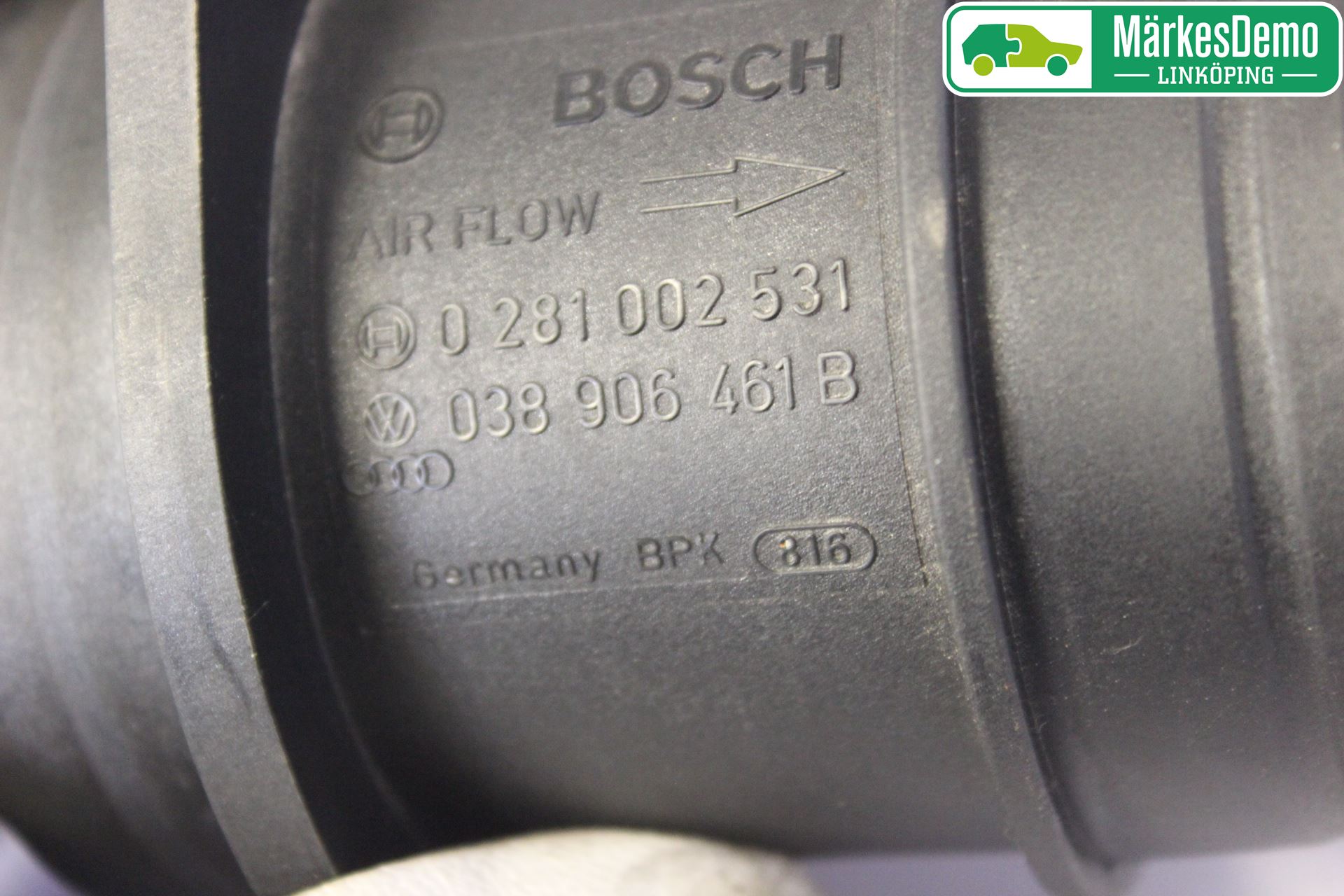 Volkswagen VW POLO 05-09 Injluftmassamätare
