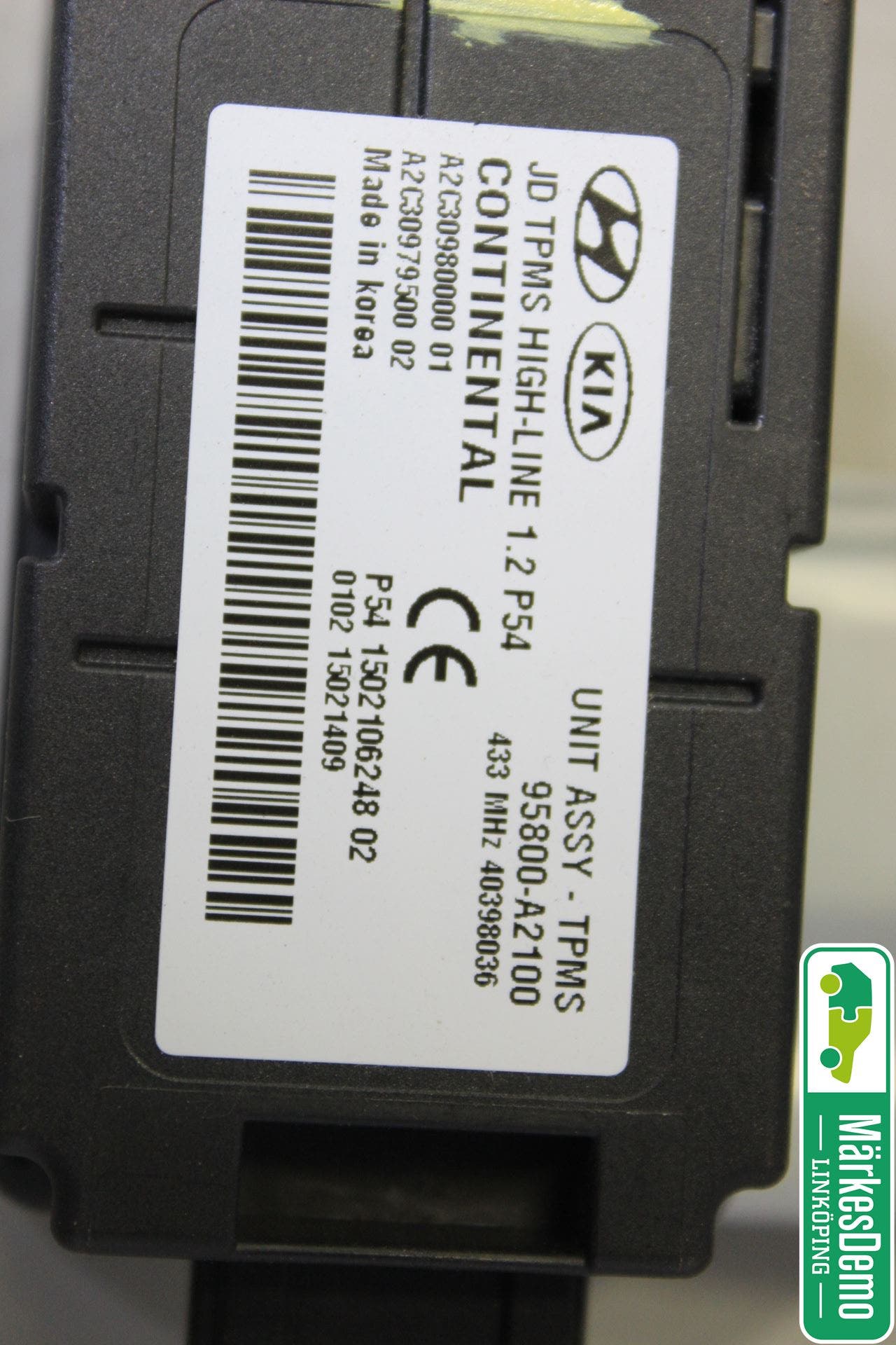 Kia CEED 12-18 Givare Däcktryck