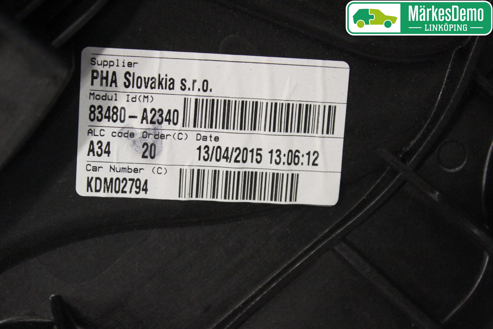 Kia CEED 12-18 Fönsterhissmekanism