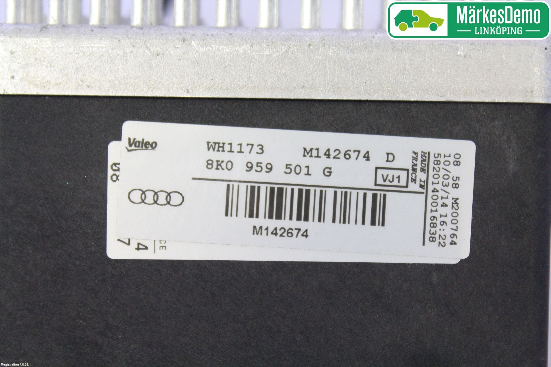 Audi Q5 09-16 Relä Kylfläkt