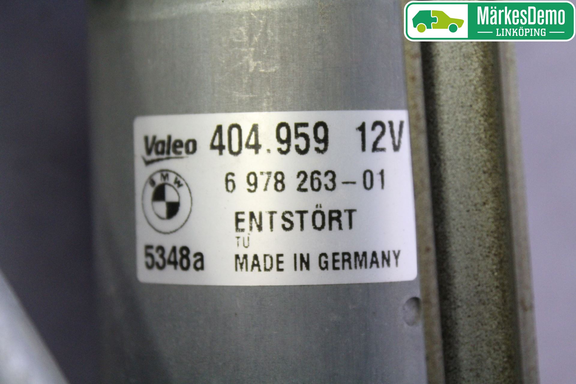 BMW 3 E90/91 SED/TOU 05-12 Torkarmekanism Vindruta