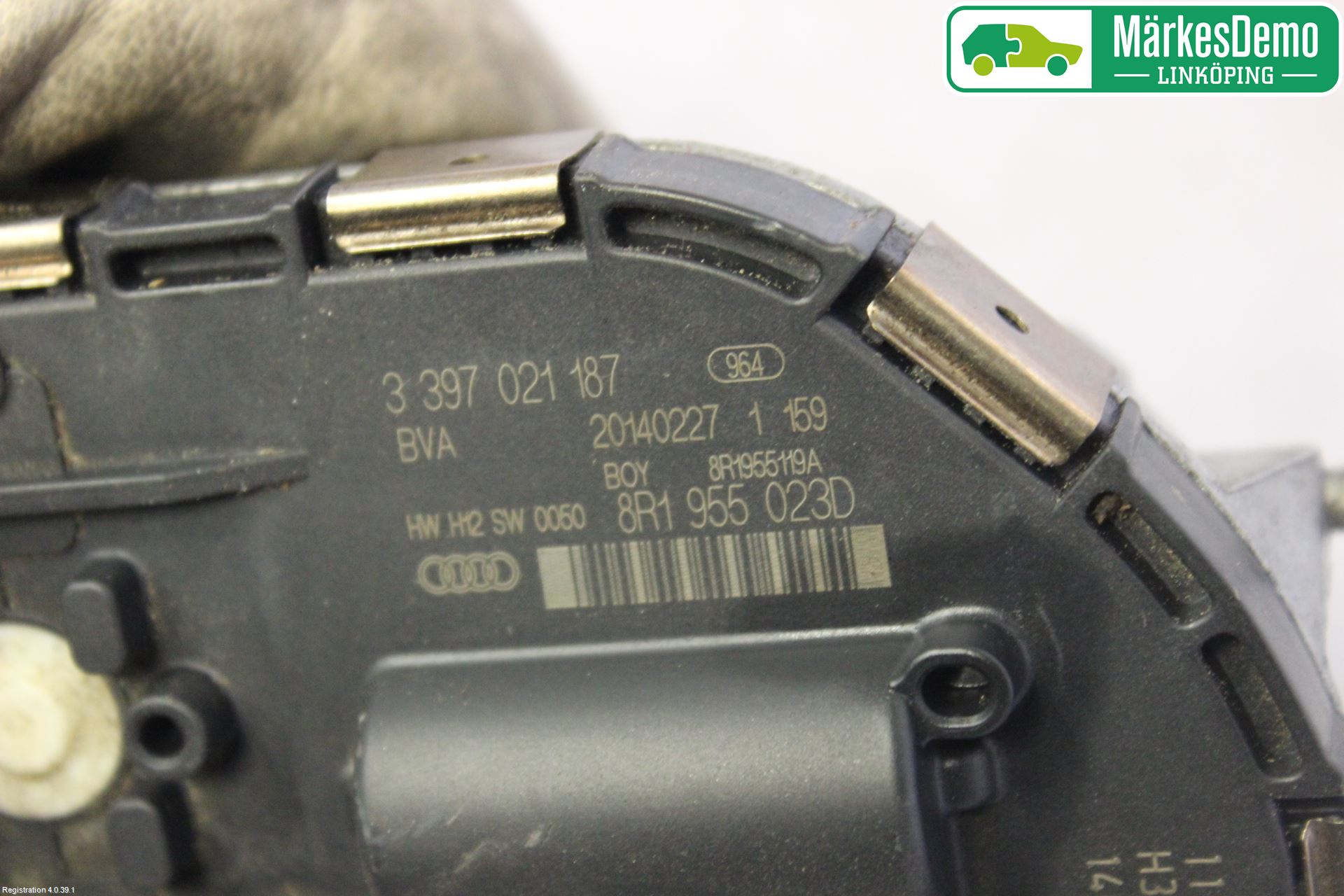 Audi Q5 09-16 Torkarmotor Vindruta