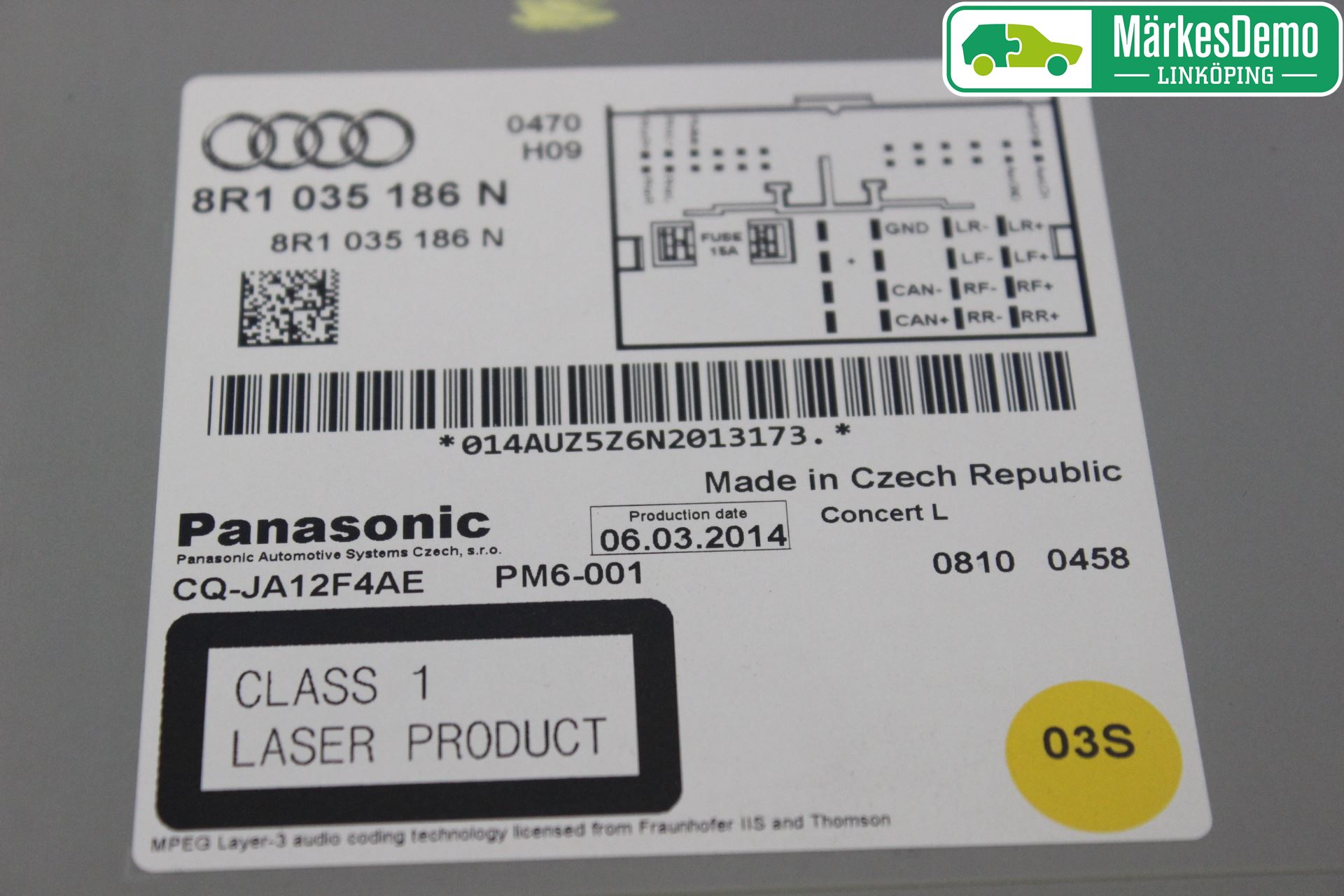 Audi Q5 09-16 Cd Radio - Multimediapanel