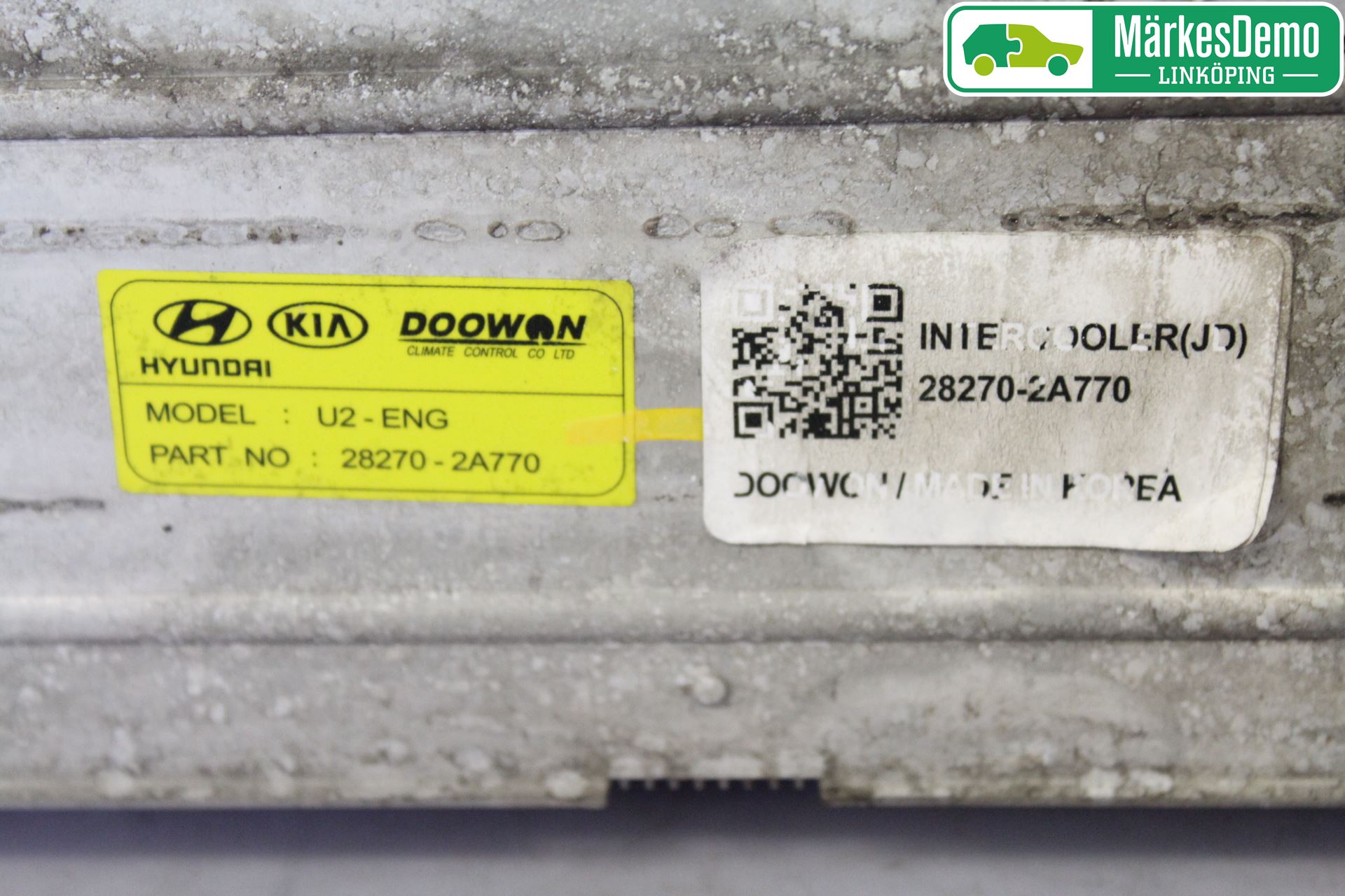 Kia CEED 12-18 Laddluft-Intercooler Kyl