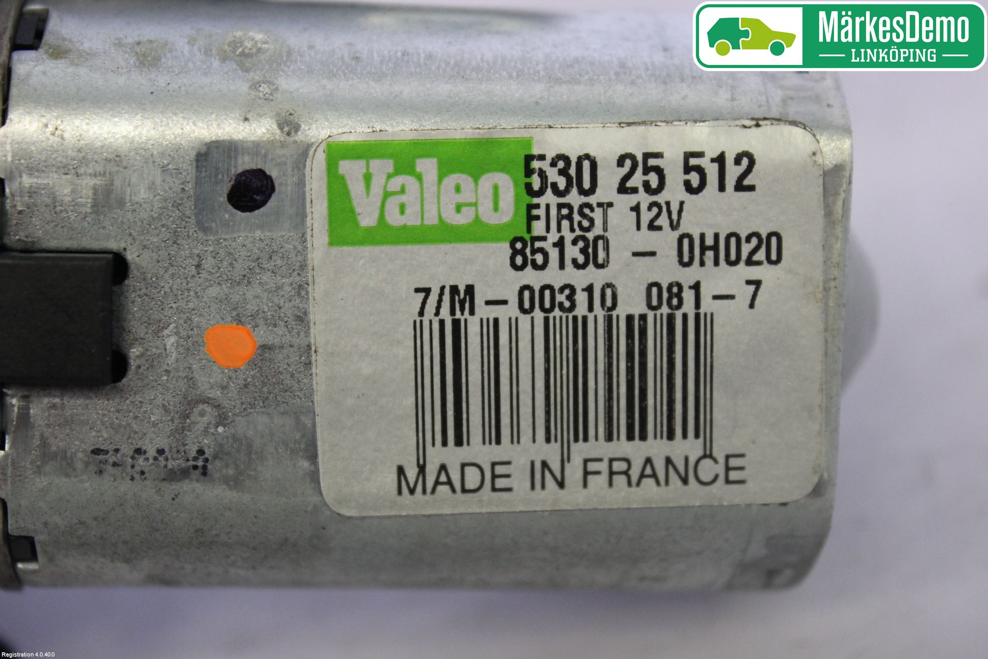 Peugeot 107 Torkarmotor Baklucka