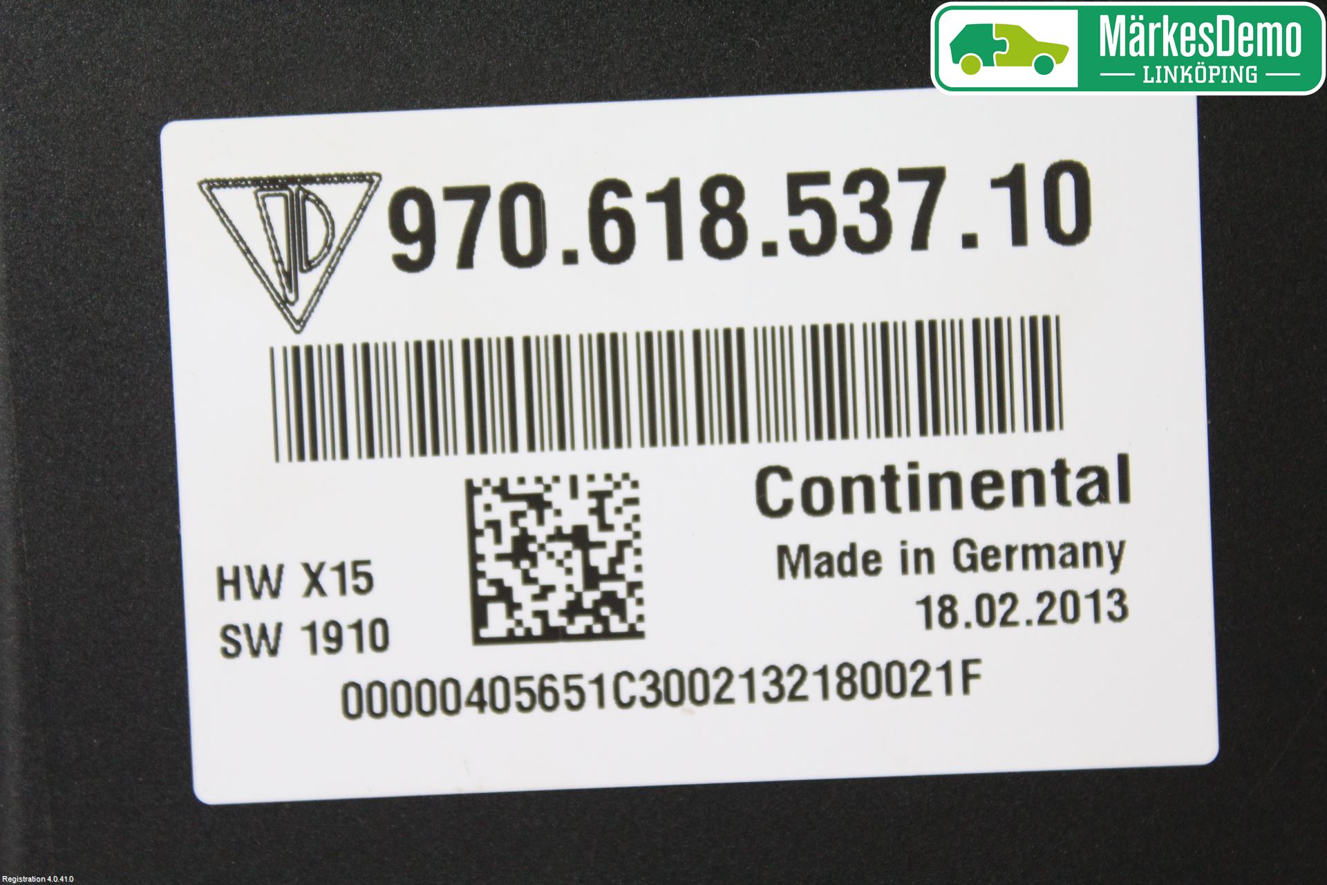 Porsche 911 64- Styrenhet Stolreglering