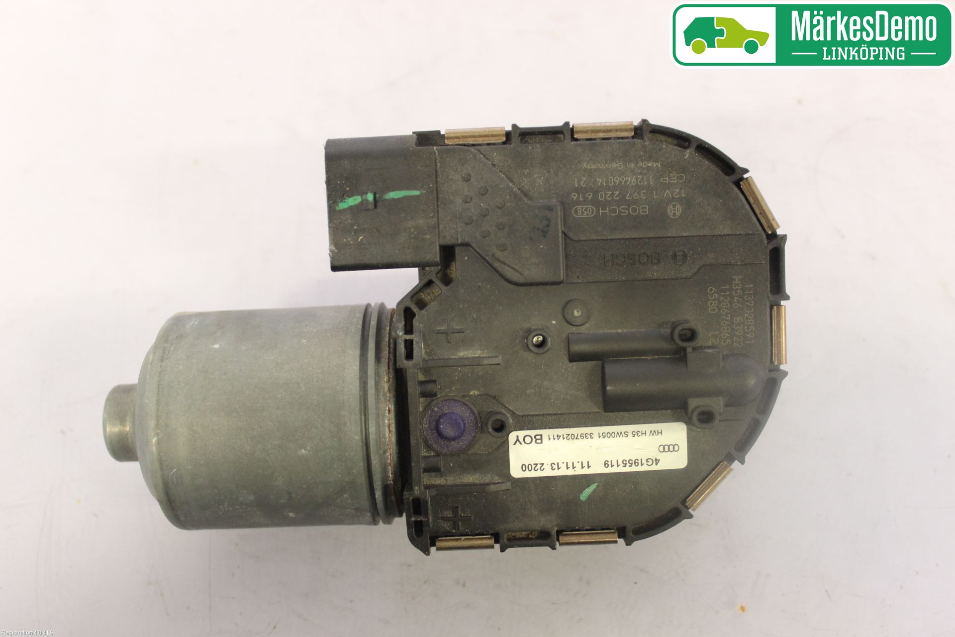 Audi A6/S6 4G 11-18 Torkarmotor Vindruta