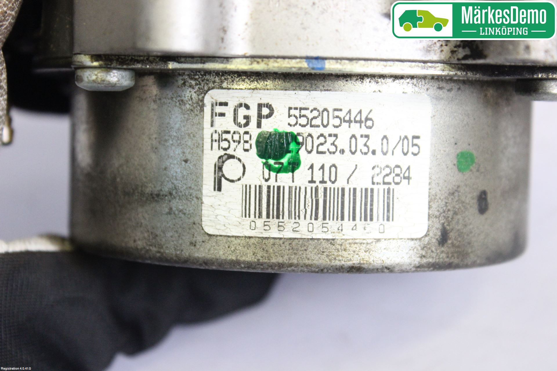 Saab 9-5     06-10 Vakuumpump