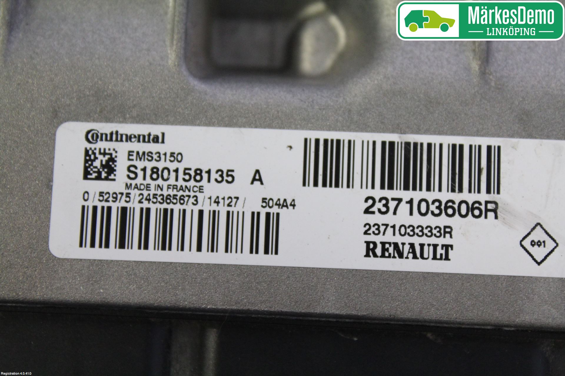 Renault CAPTUR 13-19 Styrenhet Insprut Bensin