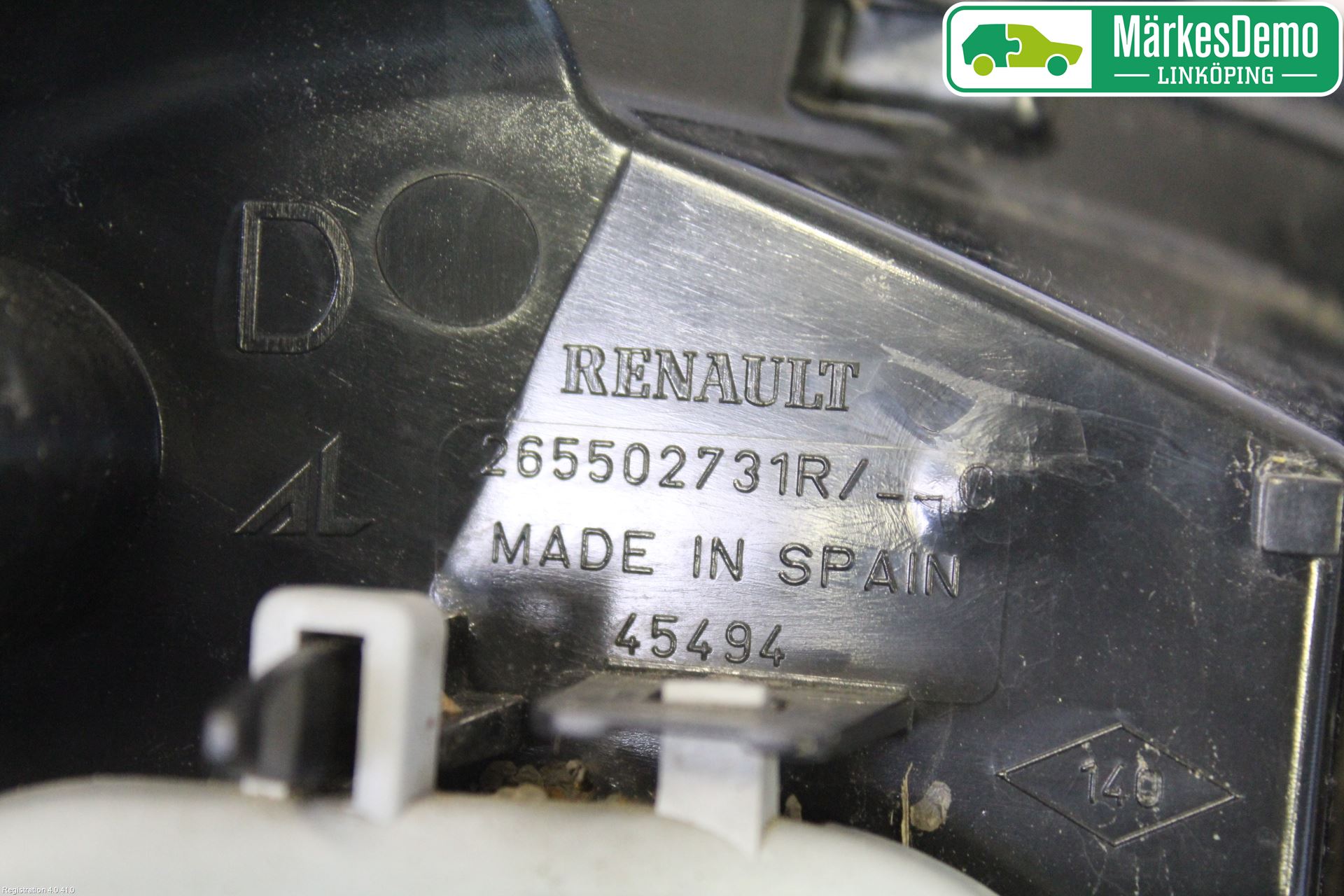 Renault CAPTUR 13-19 Bakljus Höger