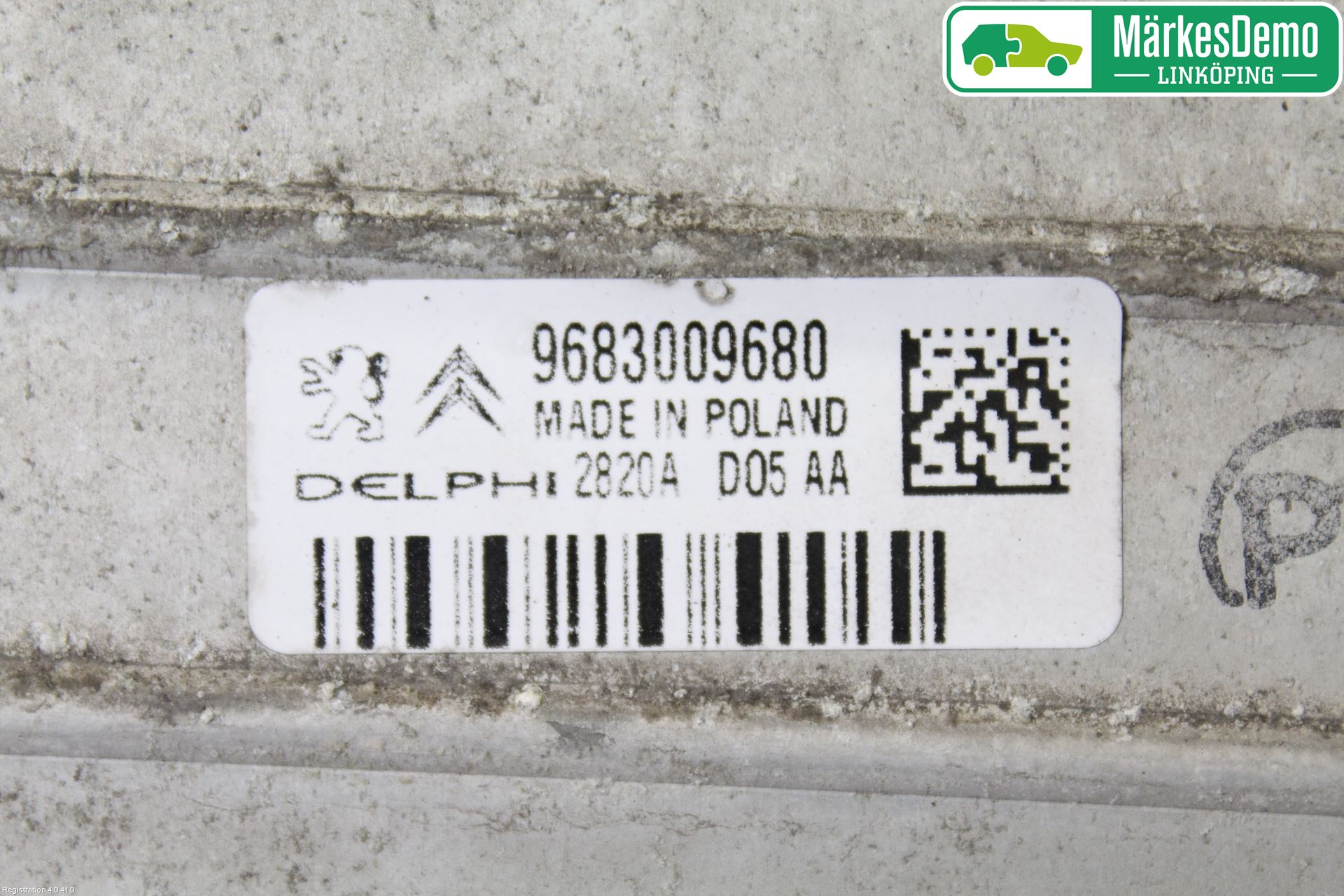 Citroen C5 08-17 Laddluft-Intercooler Kyl