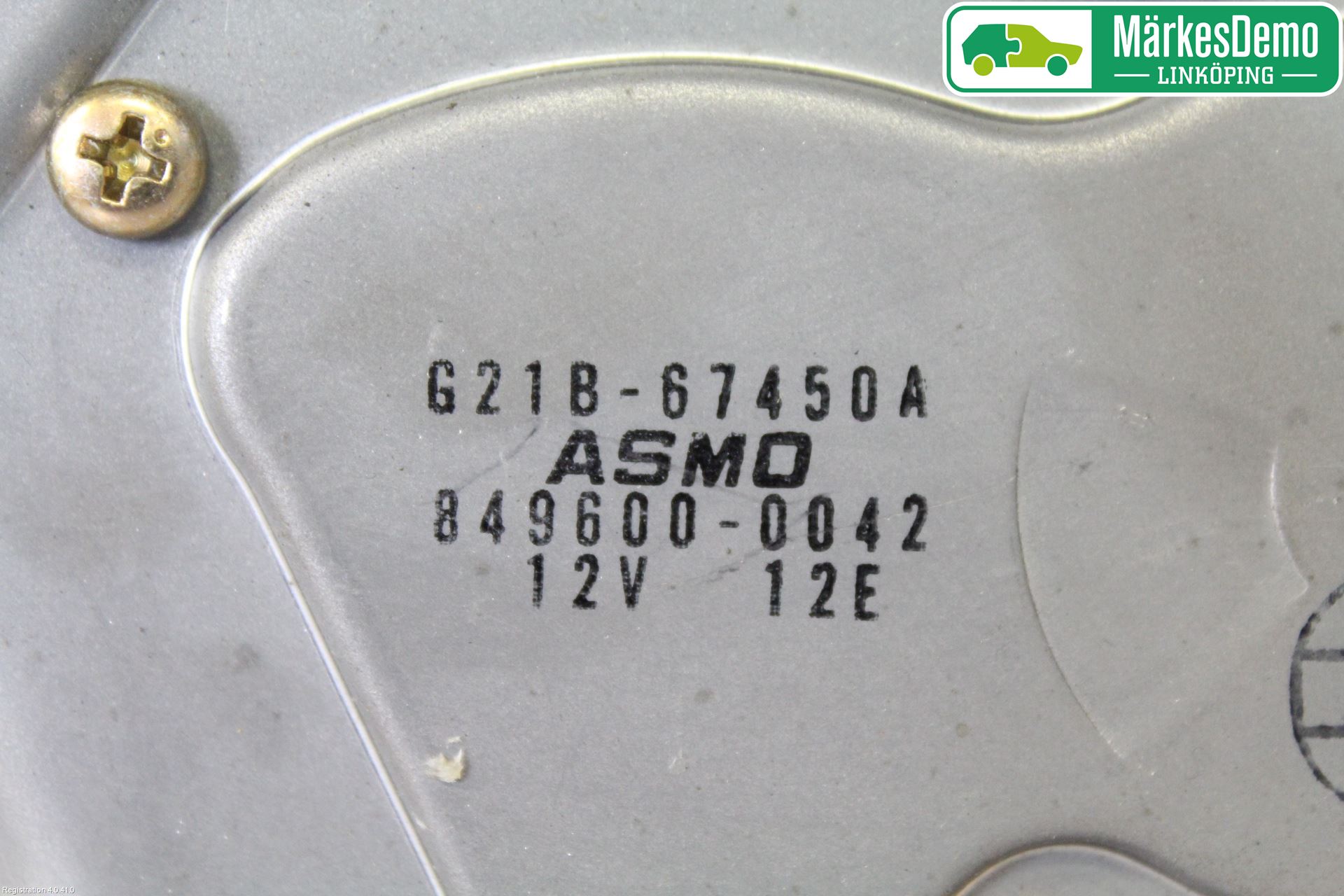 Mazda 6 02-08 Torkarmotor Baklucka