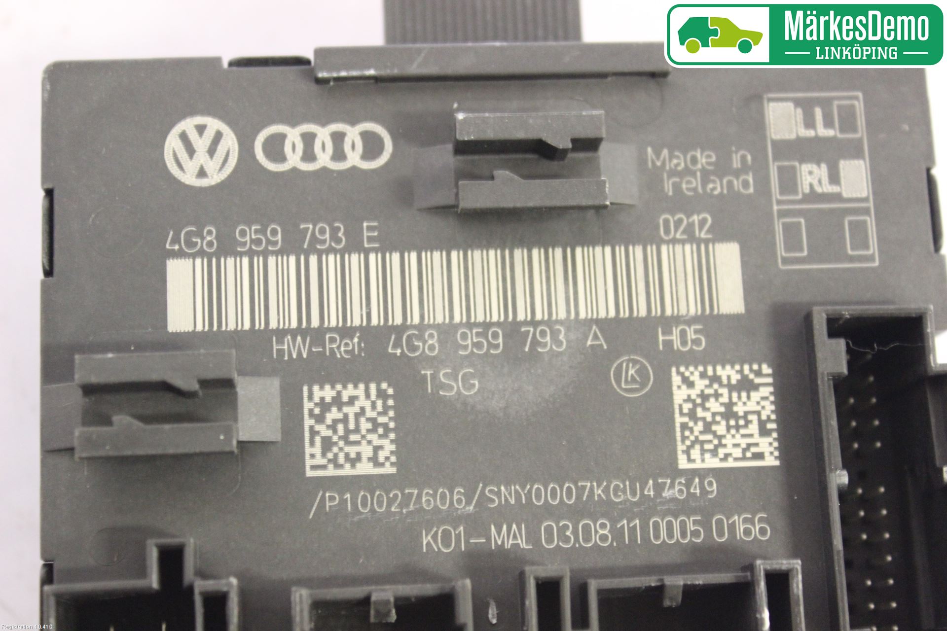 Audi A6/S6 4G 11-18 Styrenhet Dörr