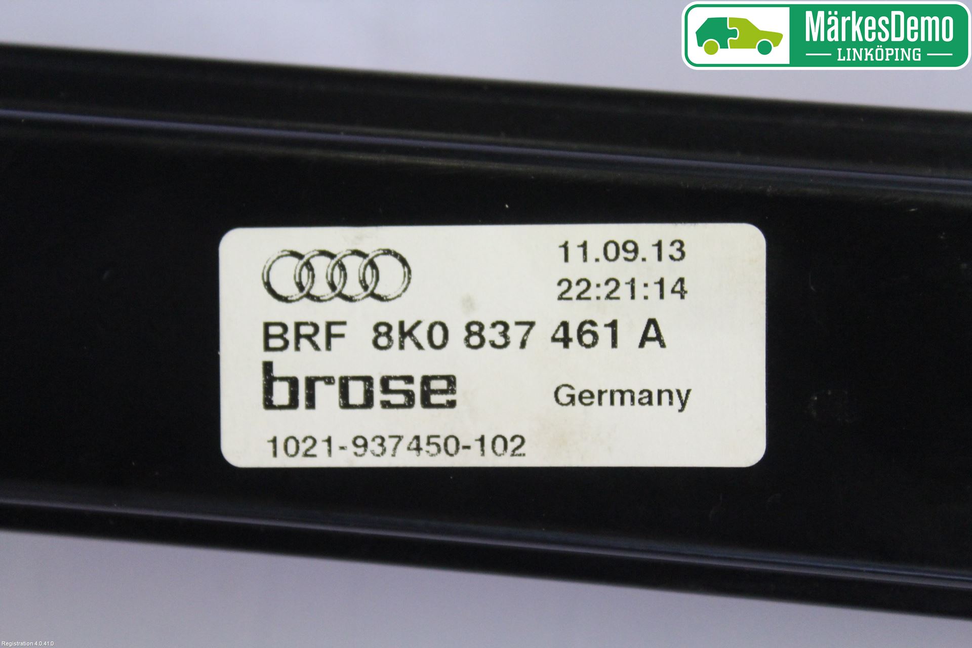 Audi A4 12-15 Fönsterhissmekanism