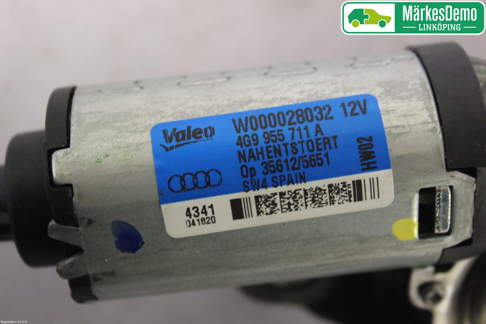 Audi A6/S6 4G 11-18 Torkarmotor Baklucka