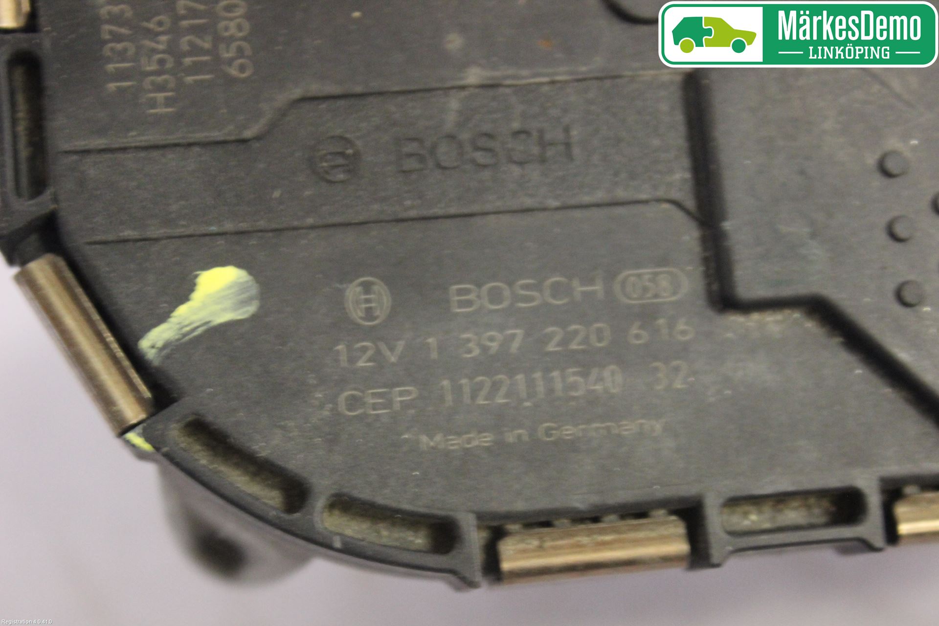 Audi A6/S6 4G 11-18 Torkarmotor Vindruta