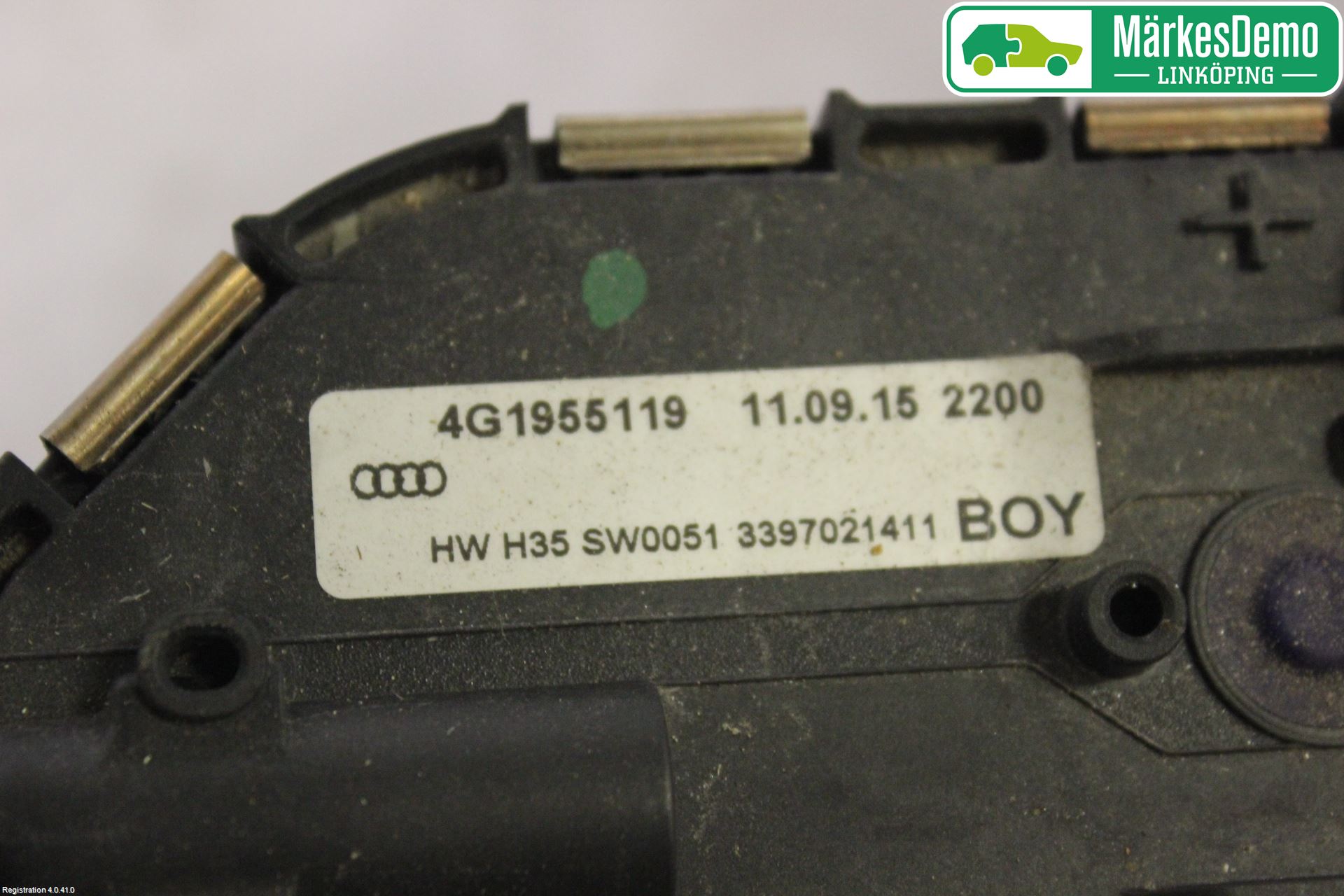 Audi A6/S6 4G 11-18 Torkarmotor Vindruta