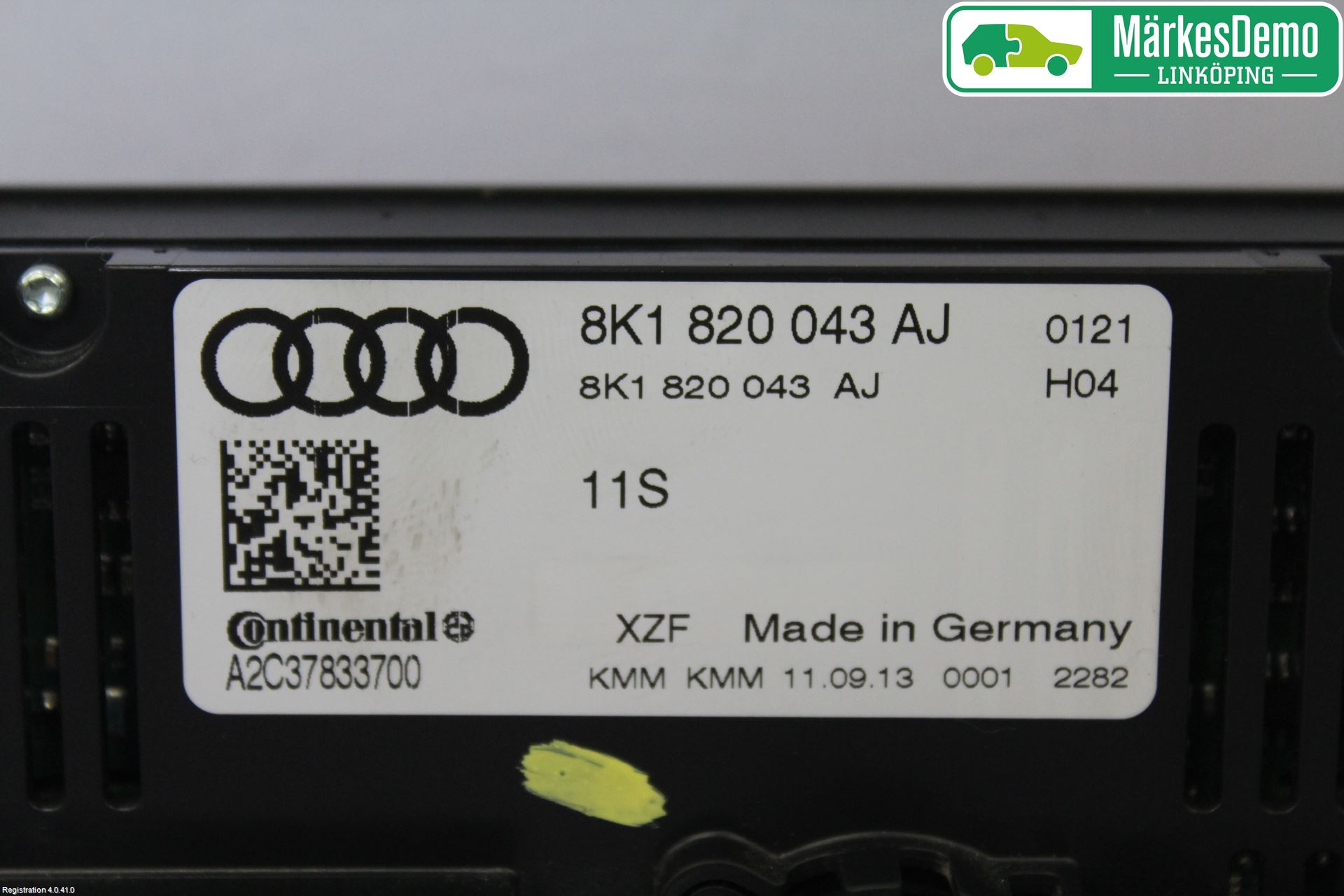 Audi A4 12-15 Ac Styrenhet Ac Manöveren