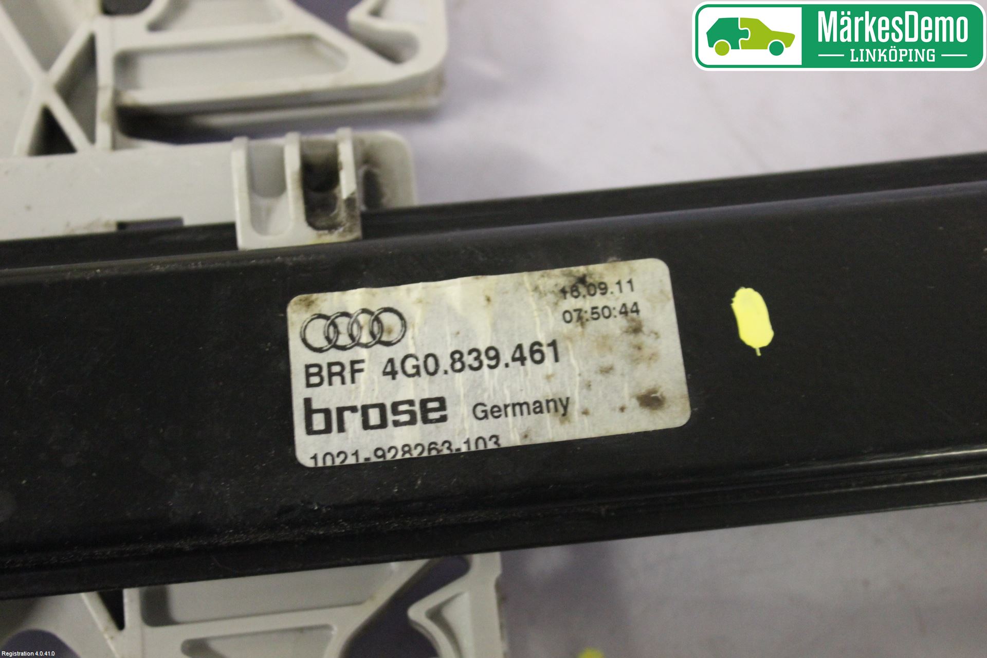 Audi A6/S6 4G 11-18 Fönsterhissmekanism