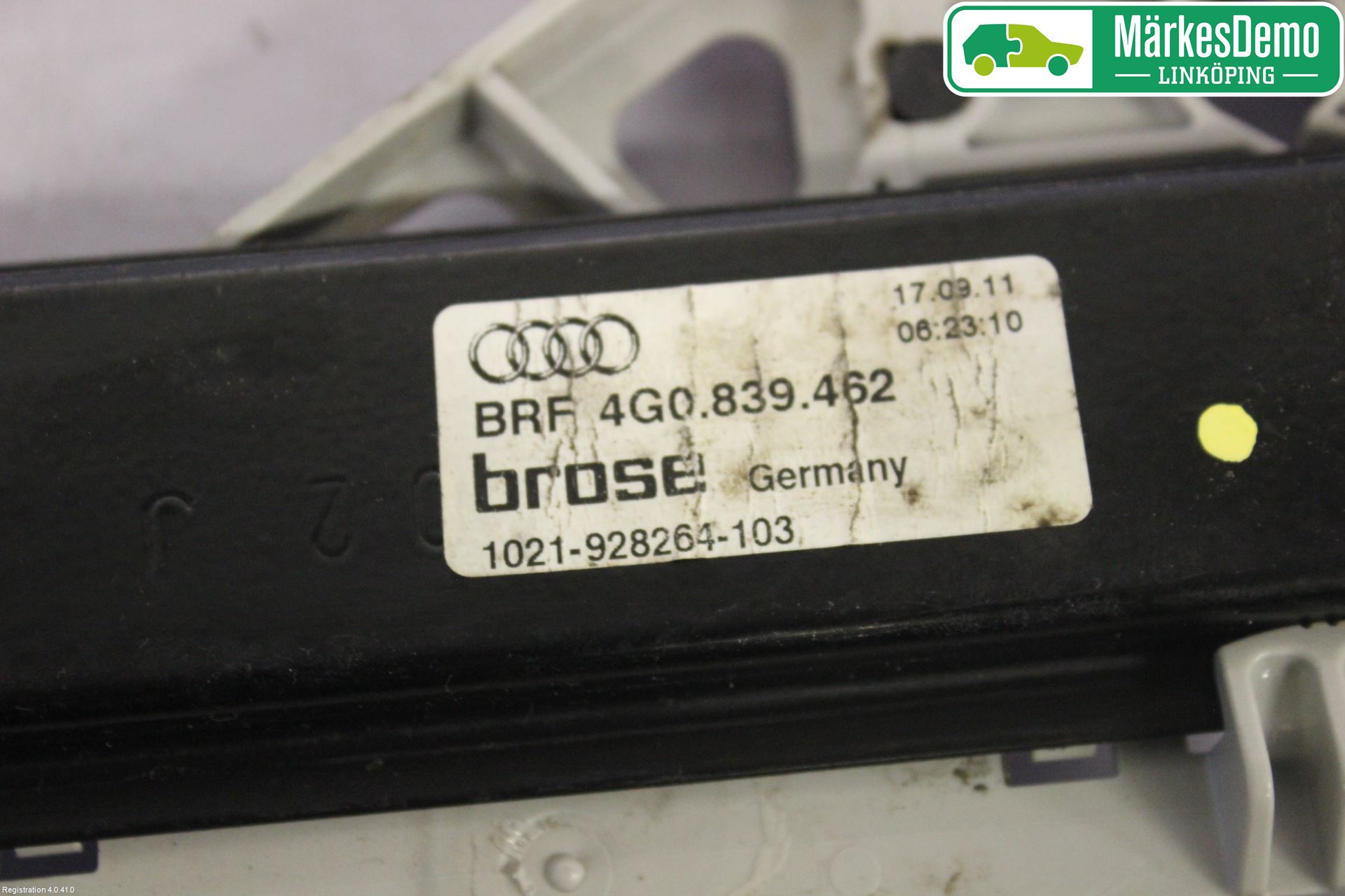 Audi A6/S6 4G 11-18 Fönsterhissmekanism