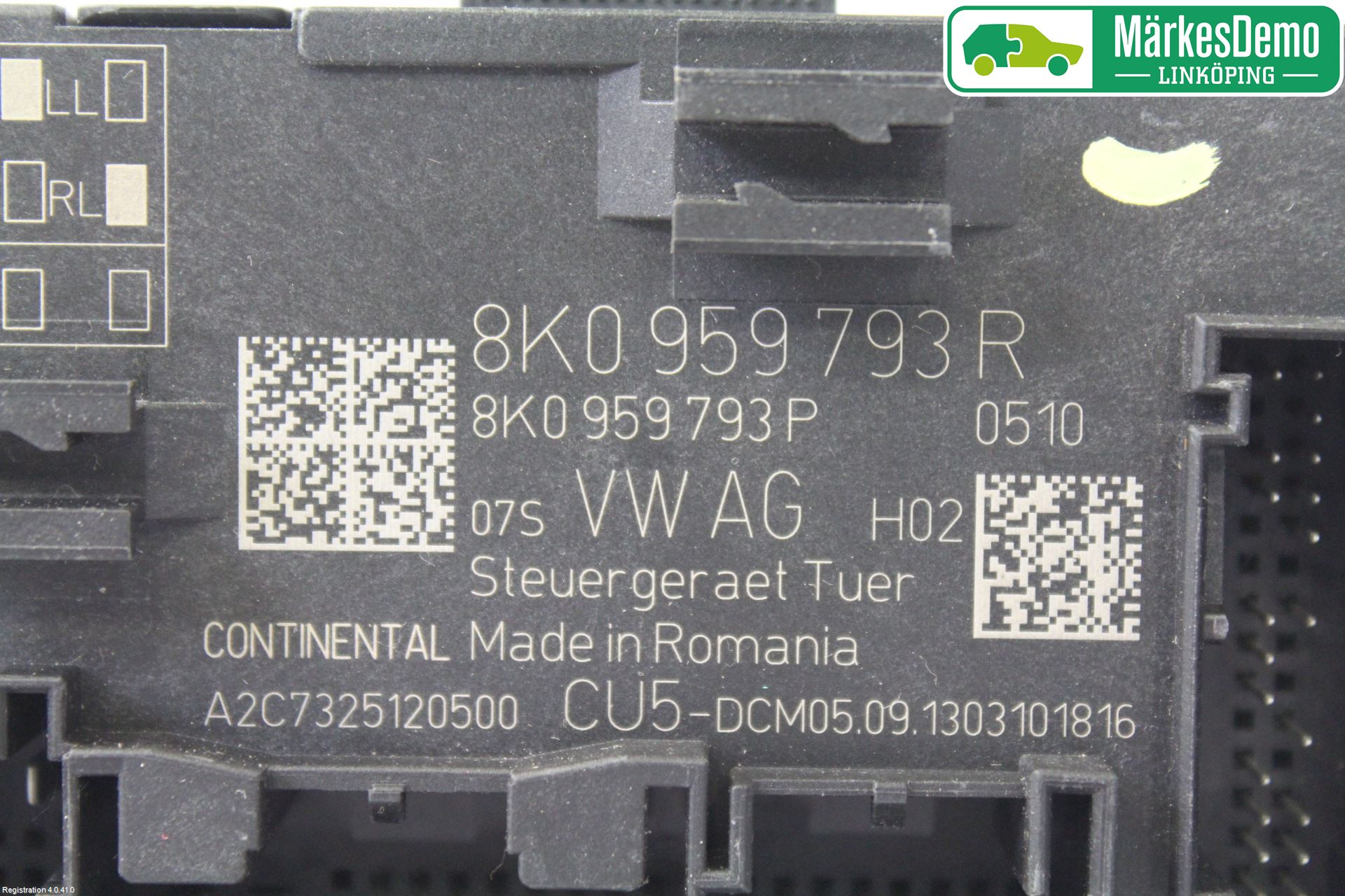 Audi A4 12-15 Styrenhet Dörr