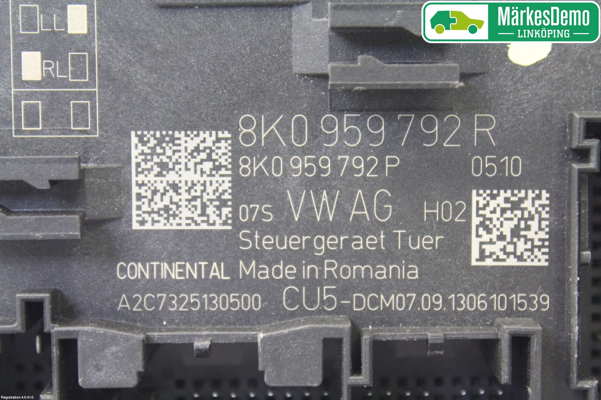 Audi A4 12-15 Styrenhet Dörr