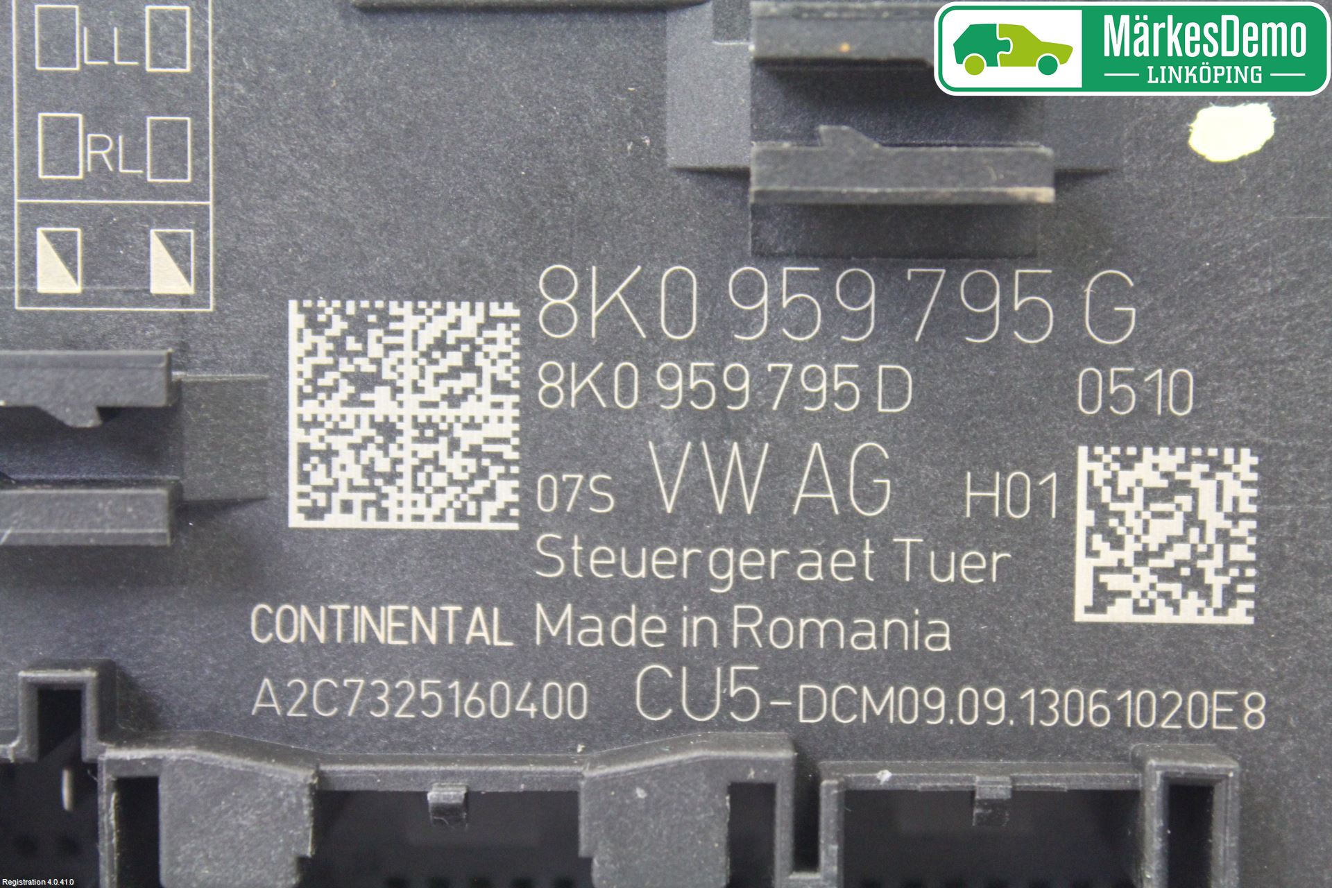 Audi A4 12-15 Styrenhet Dörr