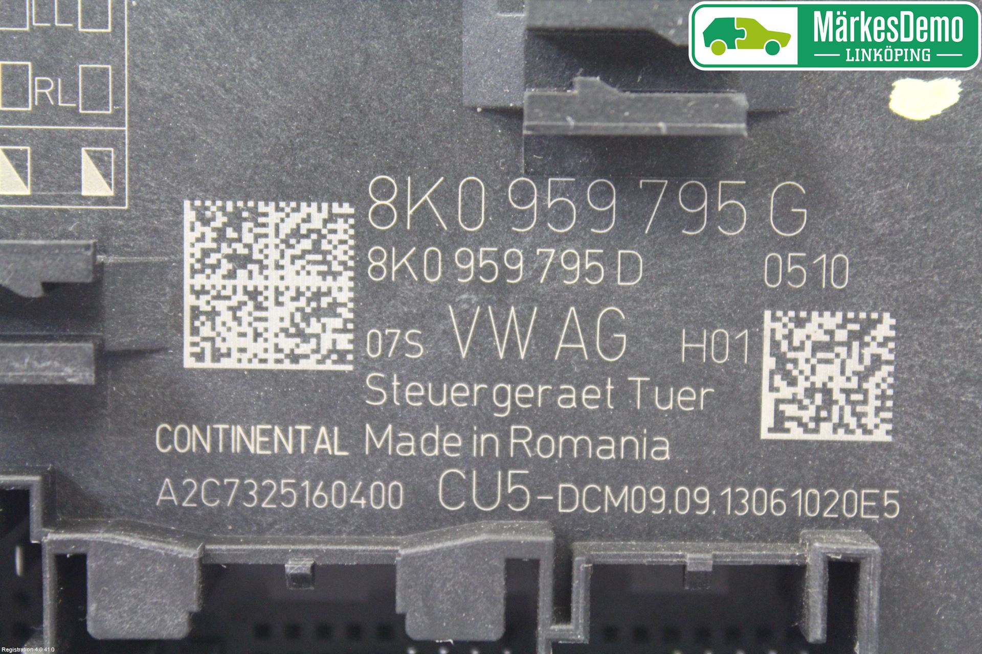 Audi A4 12-15 Styrenhet Dörr