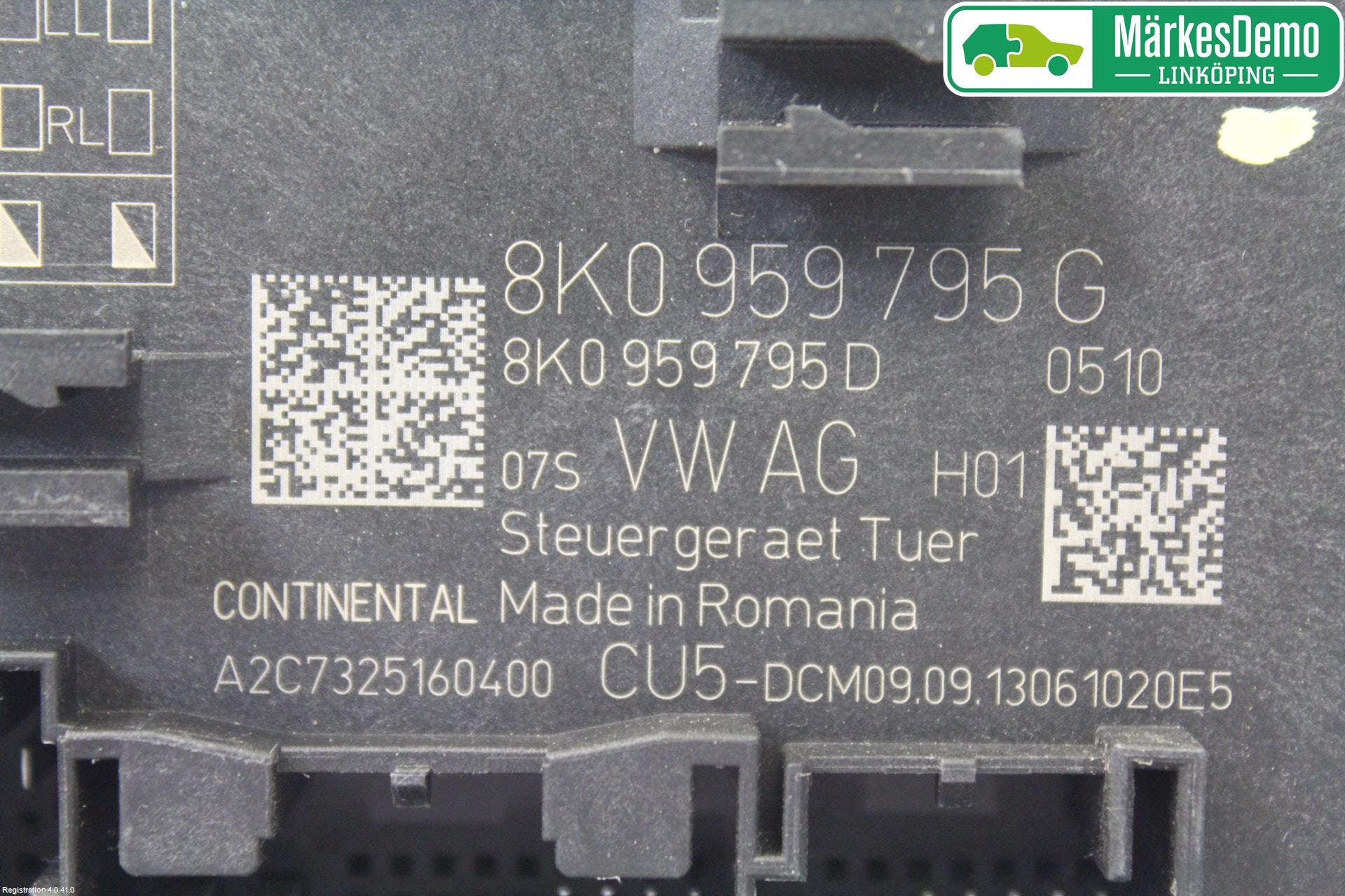 Audi A4 12-15 Styrenhet Dörr