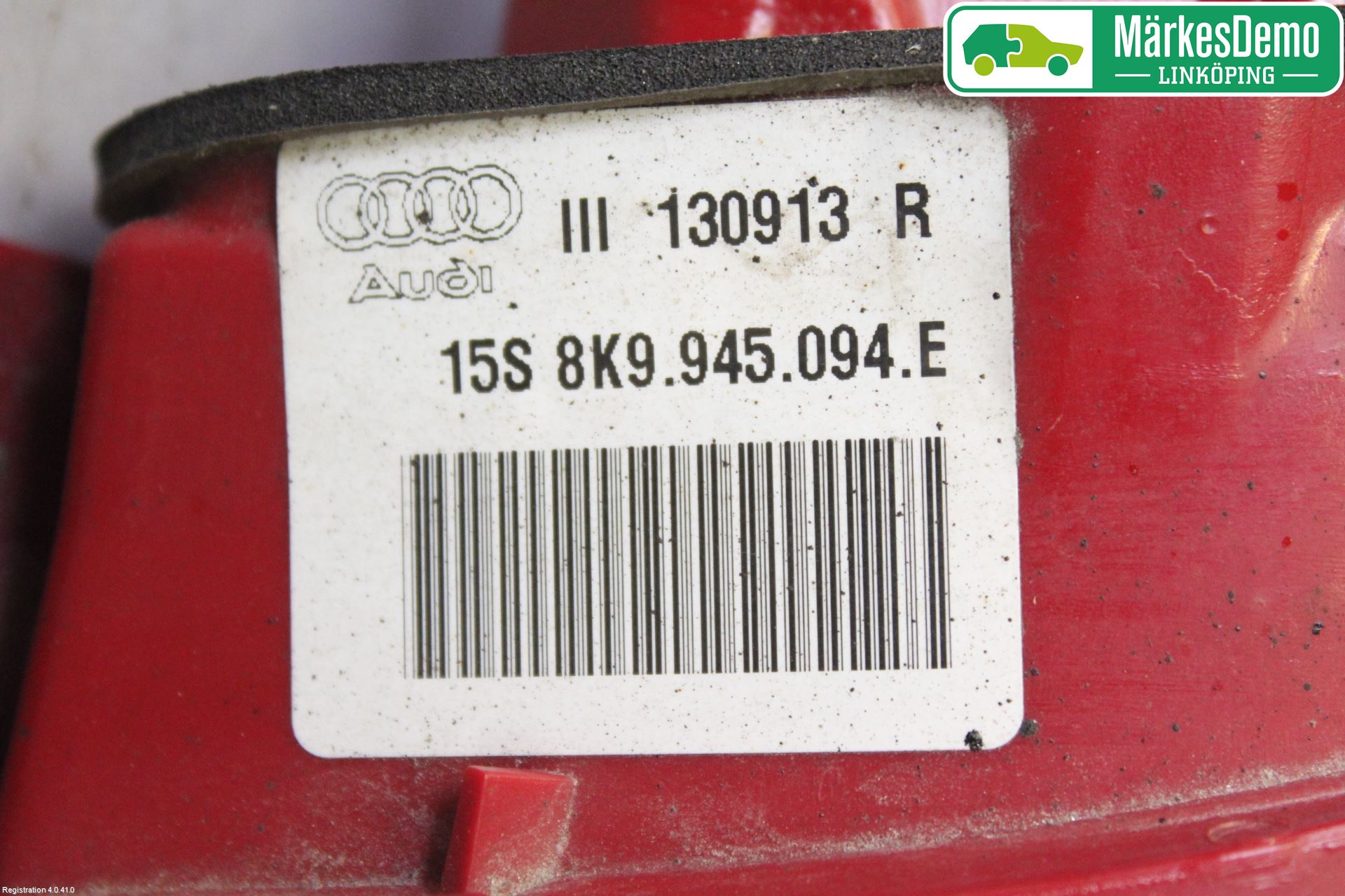 Audi A4 12-15 Bakljus Lucka Hö