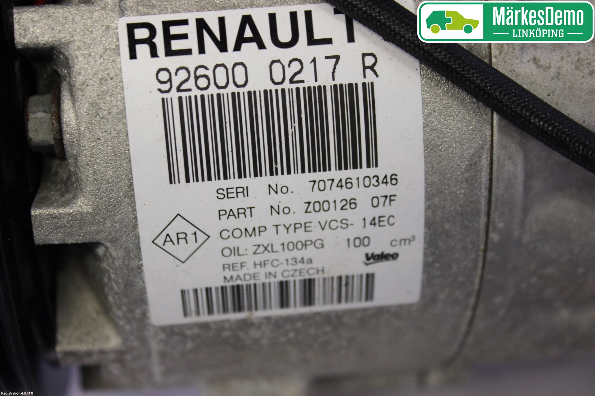 Renault CAPTUR 13-19 Ac Kompressor