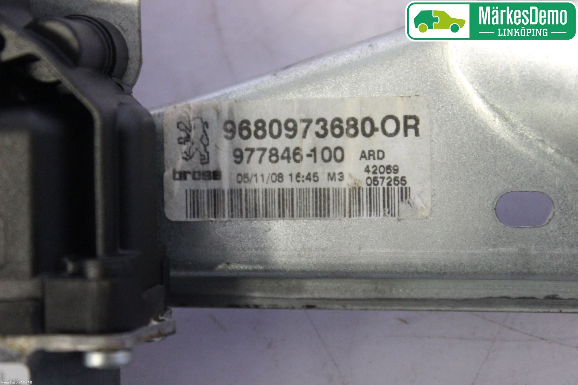 Peugeot 308 08-13 Fönsterhiss El Kompl