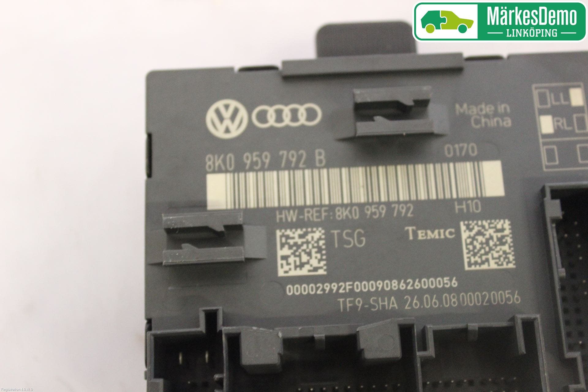 Audi A4/S4 08-11 Styrenhet Dörr